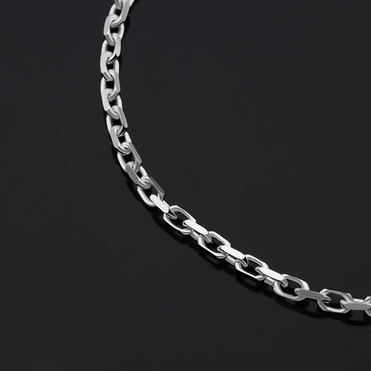 Ankerkette 3,5 mm 925er Sterling Silber Massiv