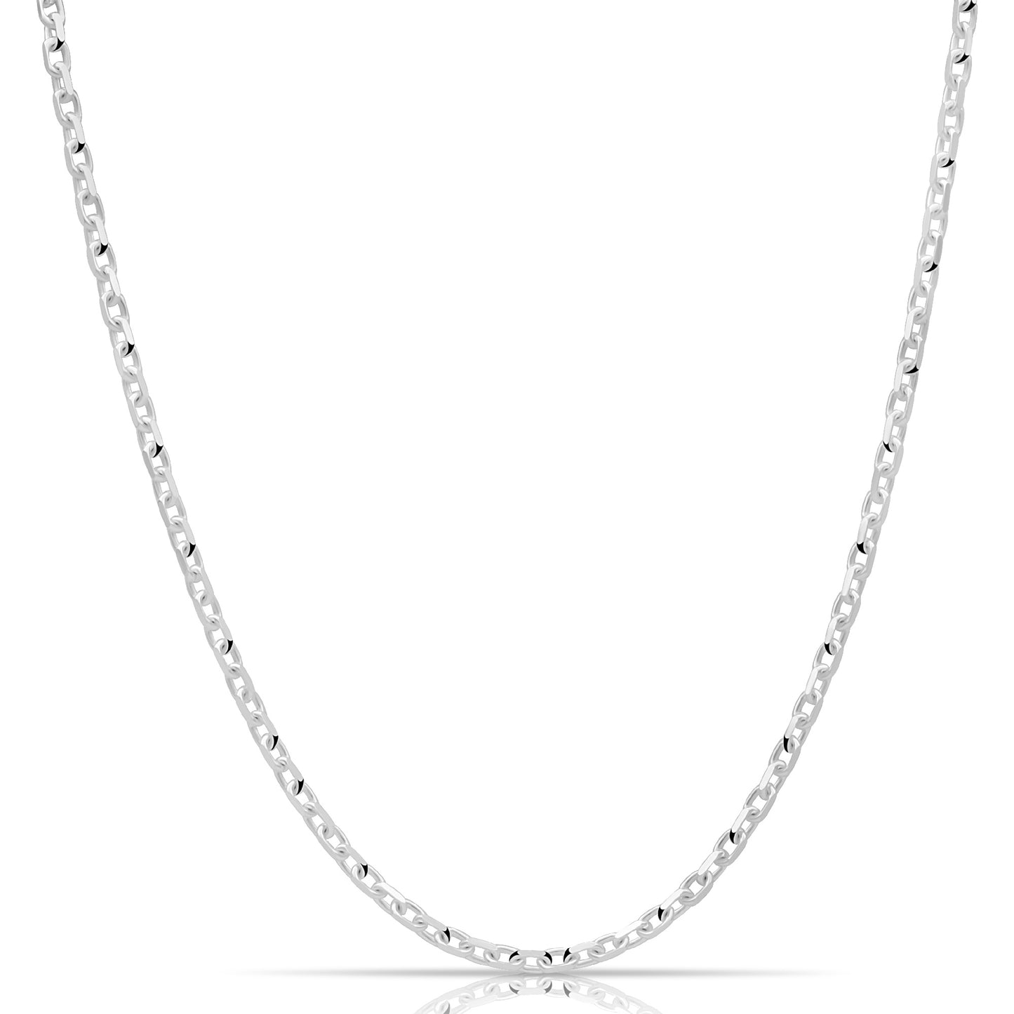 Ankerkette 3,5 mm 925er Sterling Silber Massiv