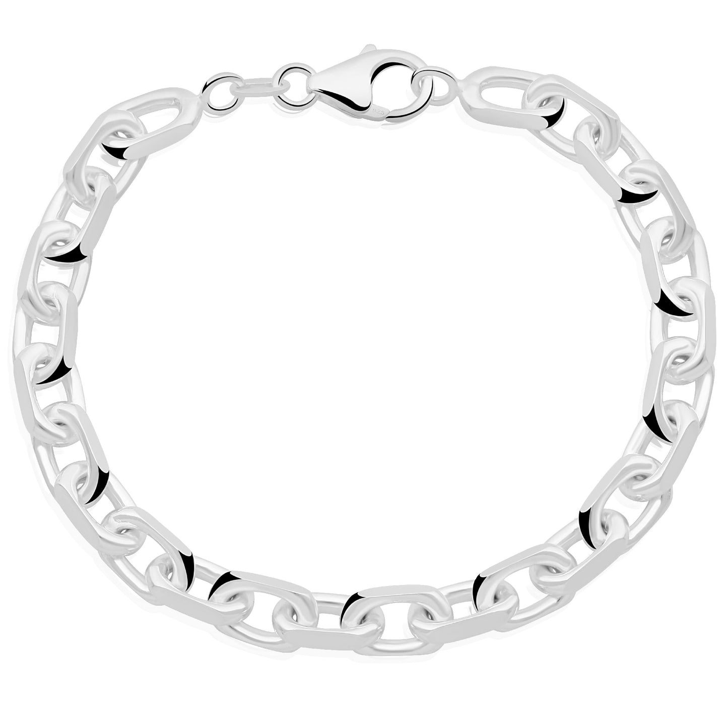 Ankerarmband 7mm 925er Silber