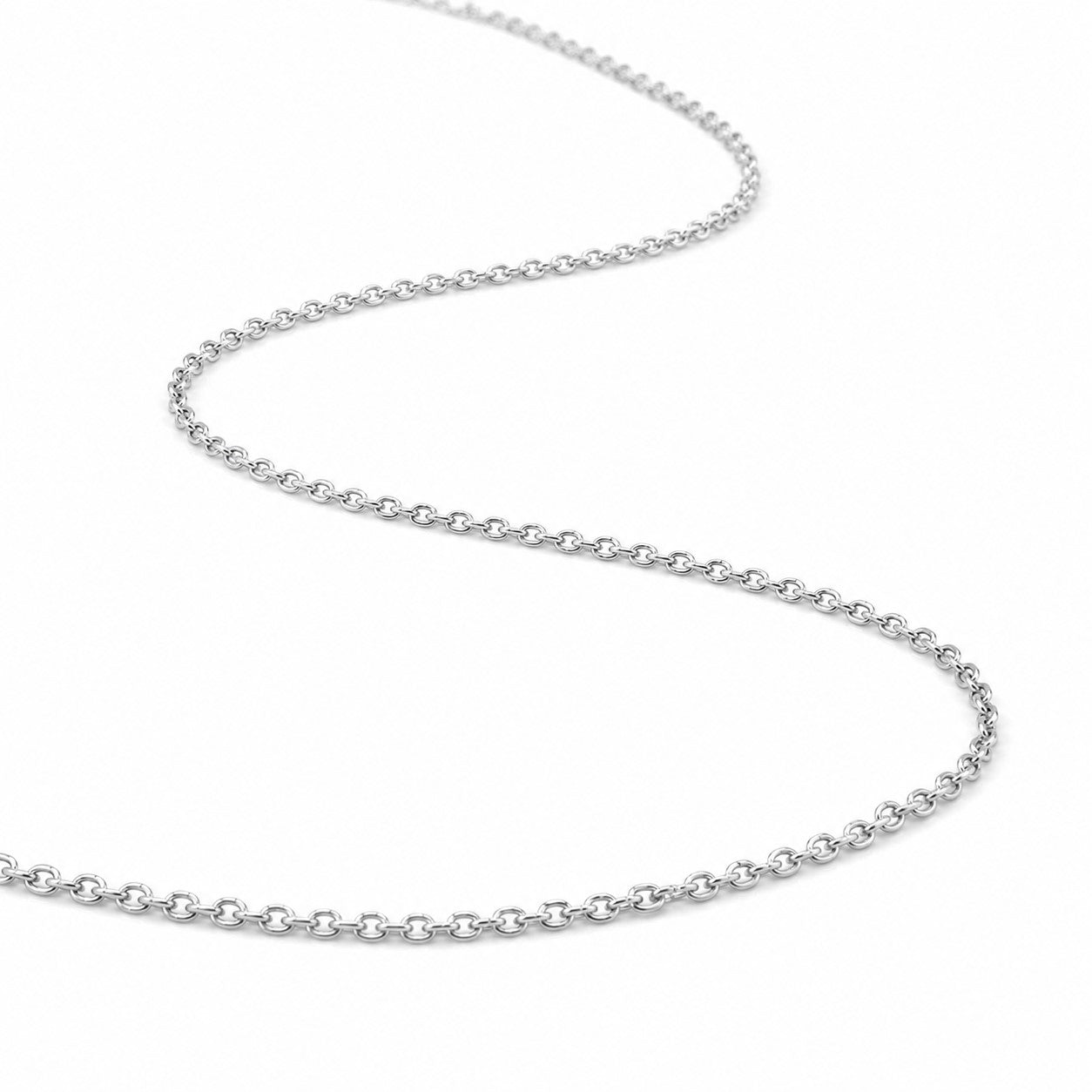Ankerkette Rund 1 mm 925er Sterling Silber