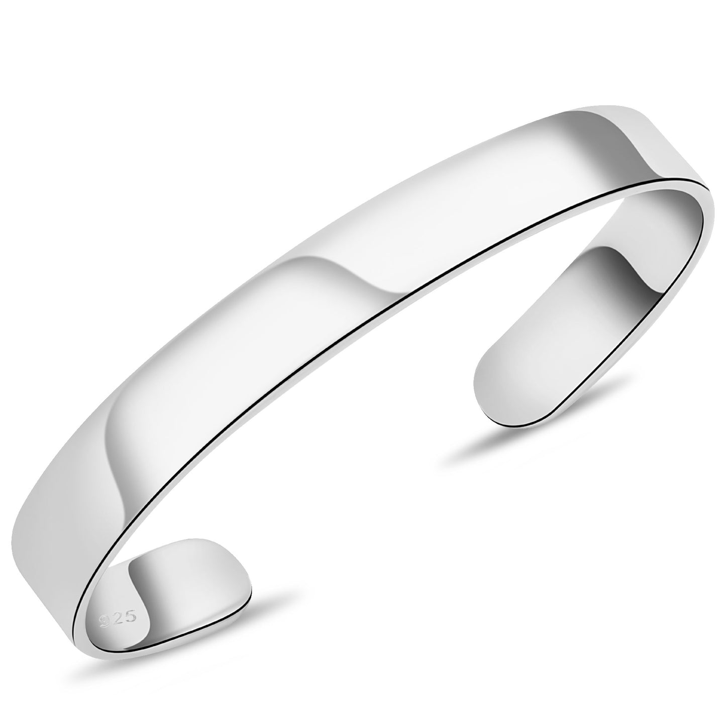 Armreif 9,7 mm 925er Sterling Silber Massiv