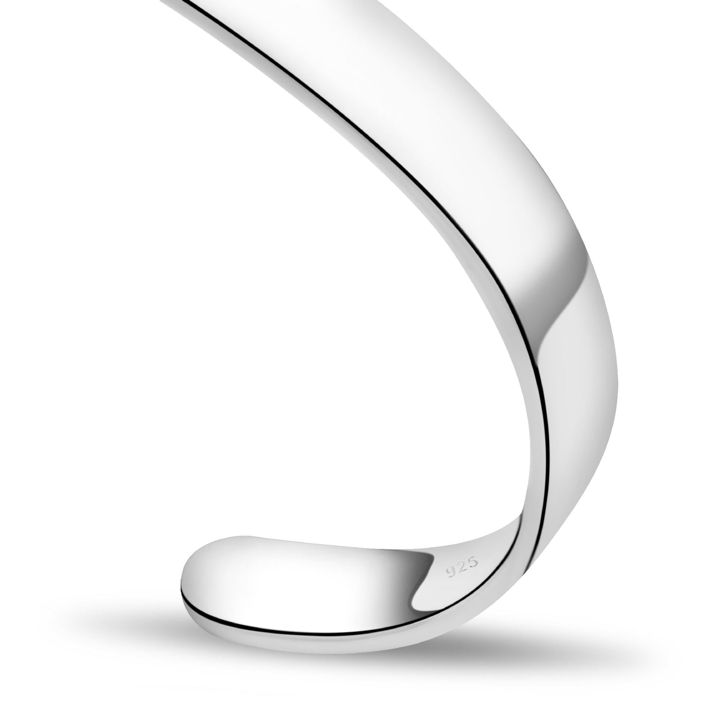Armreif 9,7 mm 925er Sterling Silber Massiv