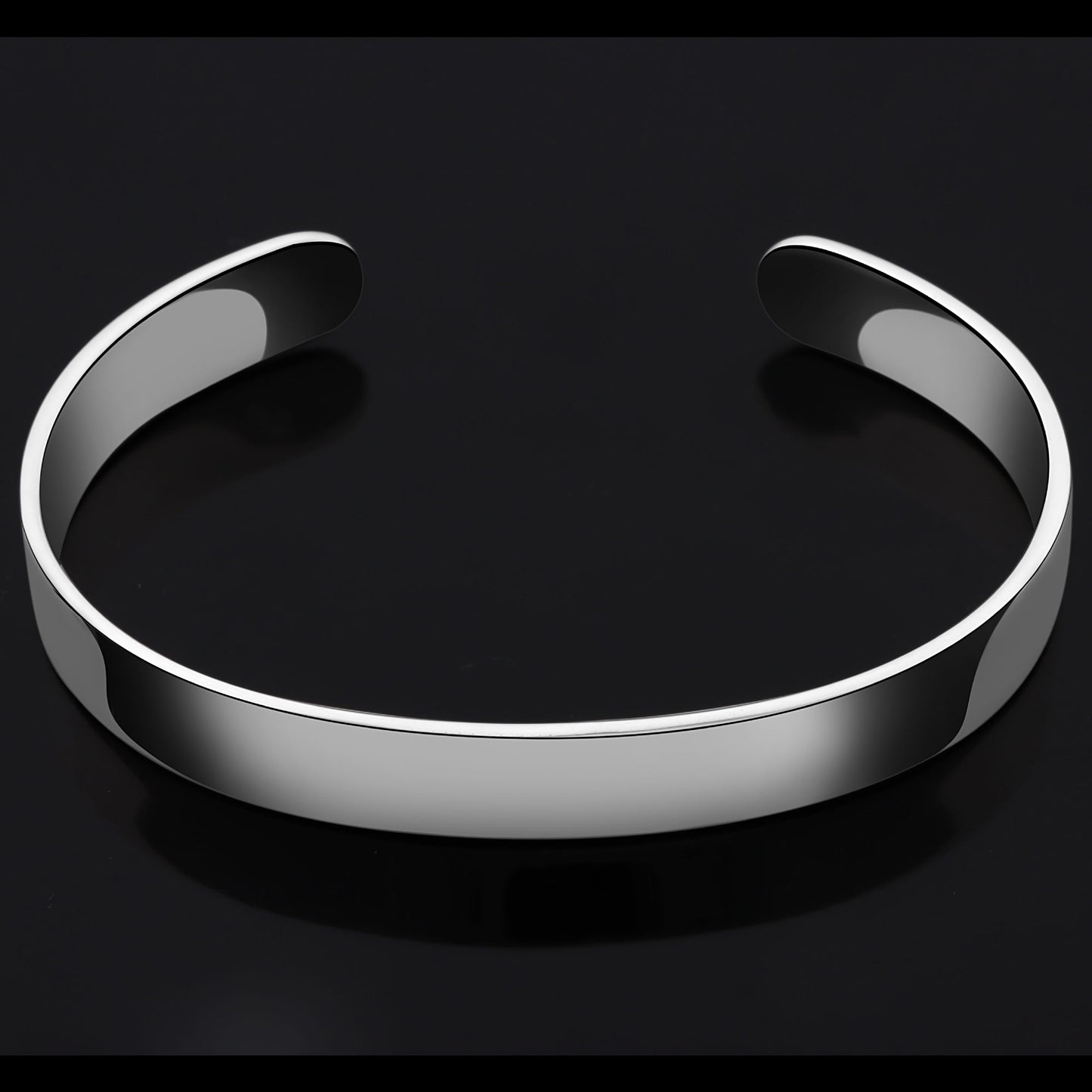 Armreif 9,7 mm 925er Sterling Silber Massiv