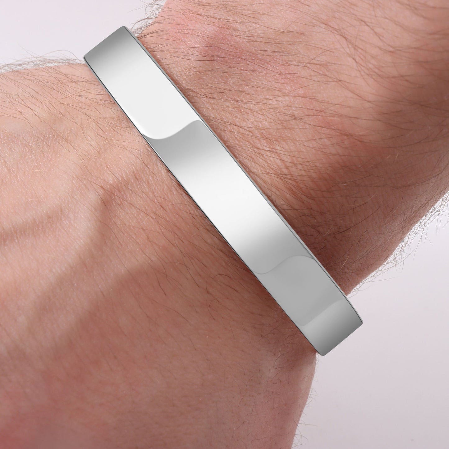 Armreif 9,7 mm 925er Sterling Silber Massiv