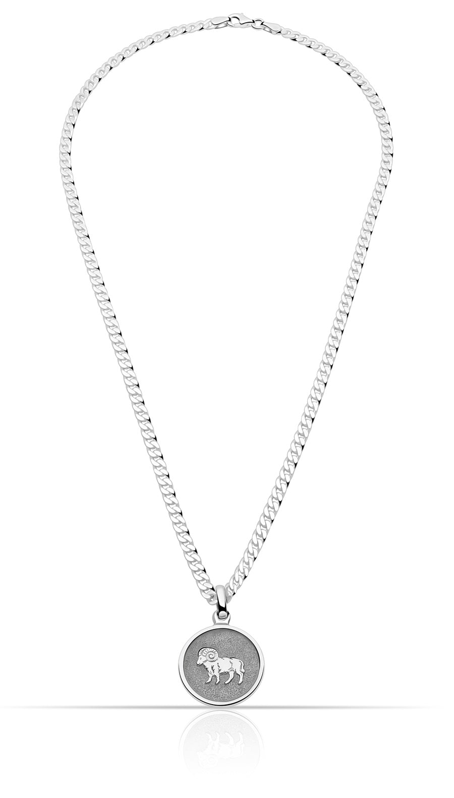 Sternzeichenanhänger Widder 925er Sterling Silber Massiv