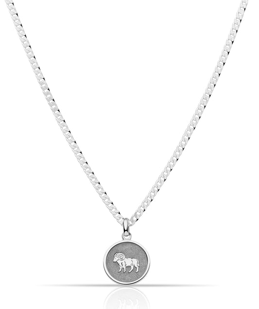 Sternzeichenanhänger Widder 925er Sterling Silber Massiv