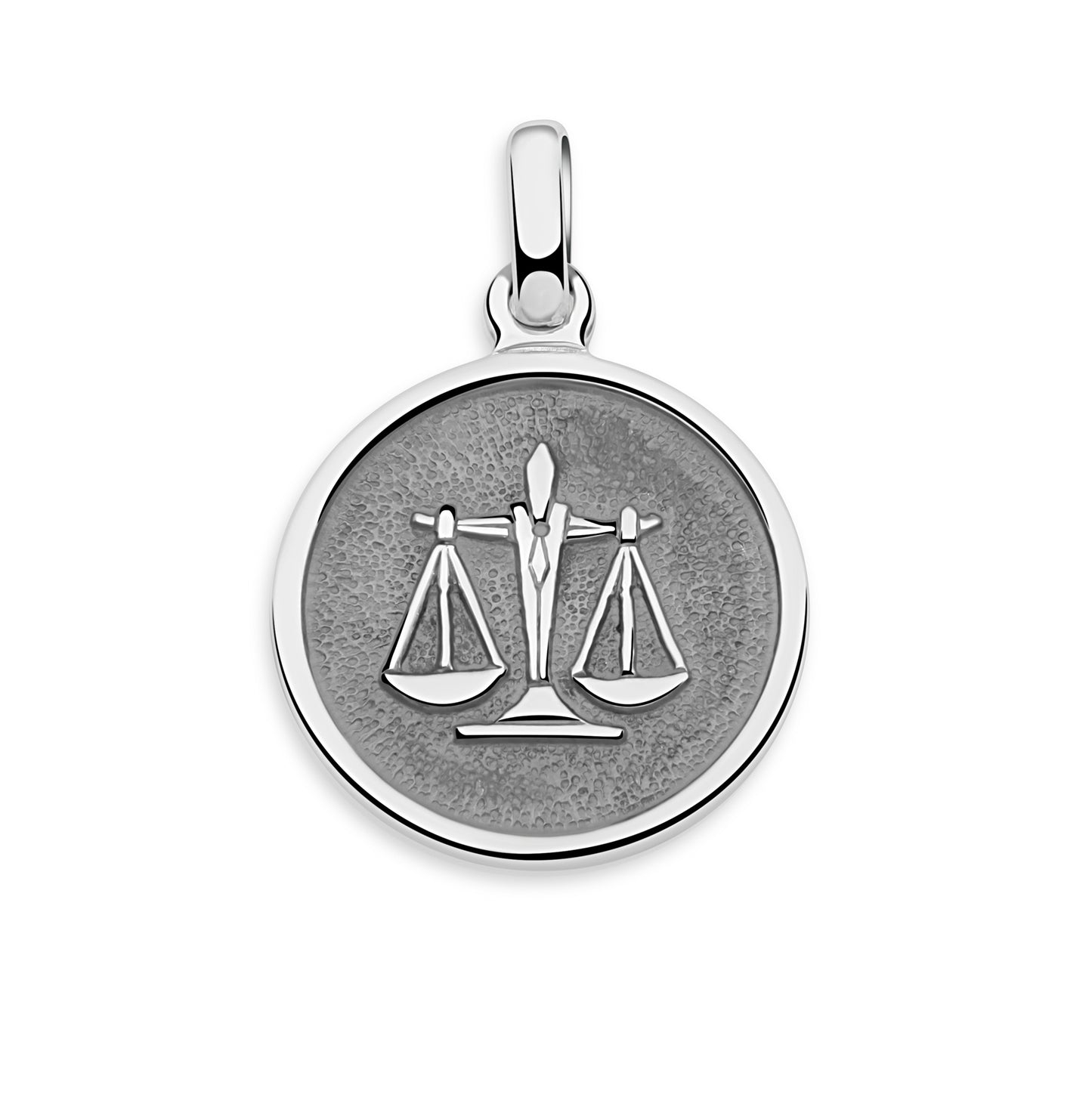 Sternzeichenanhänger Waage 925er Sterling Silber Massiv