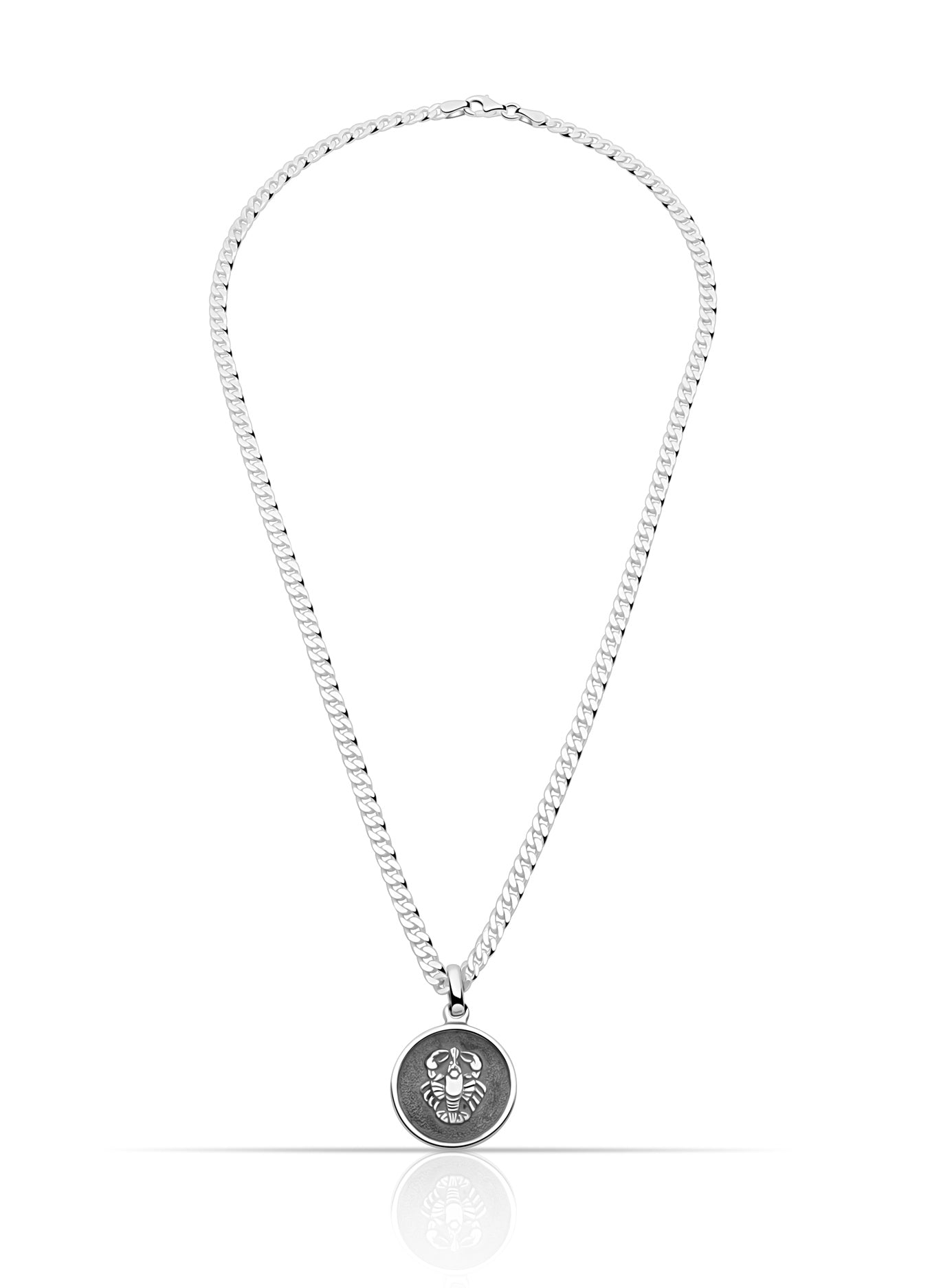 Sternzeichenanhänger Krebs 925er Sterling Silber Massiv