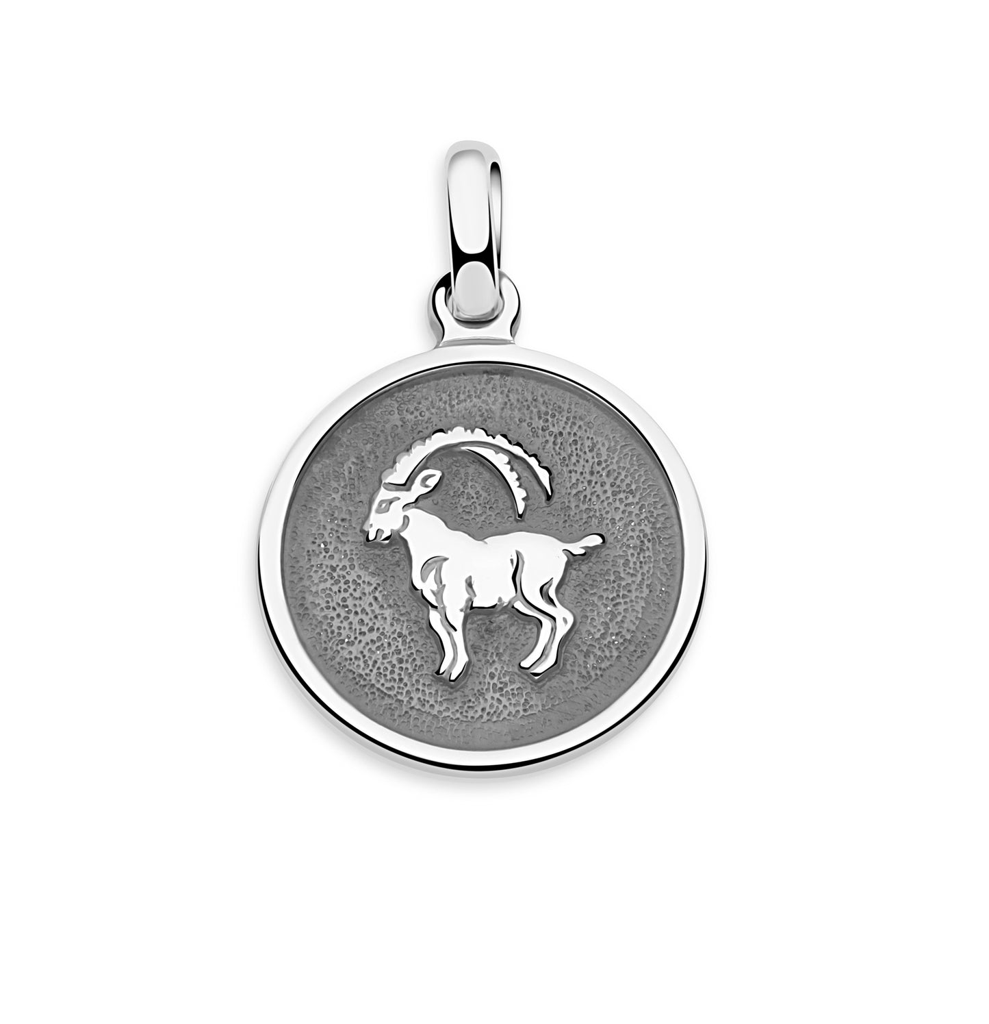 Sternzeichenanhänger Steinbock 925er Sterling Silber Massiv