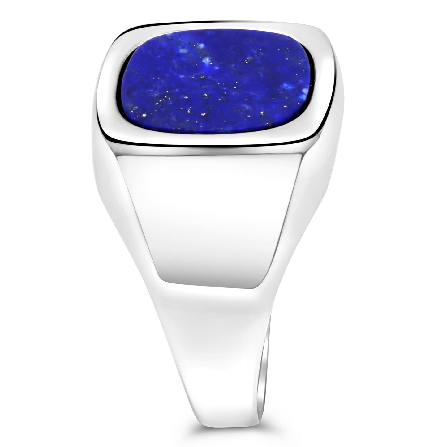 Siegelring Lapislazuli 925er Sterling Silber Massiv