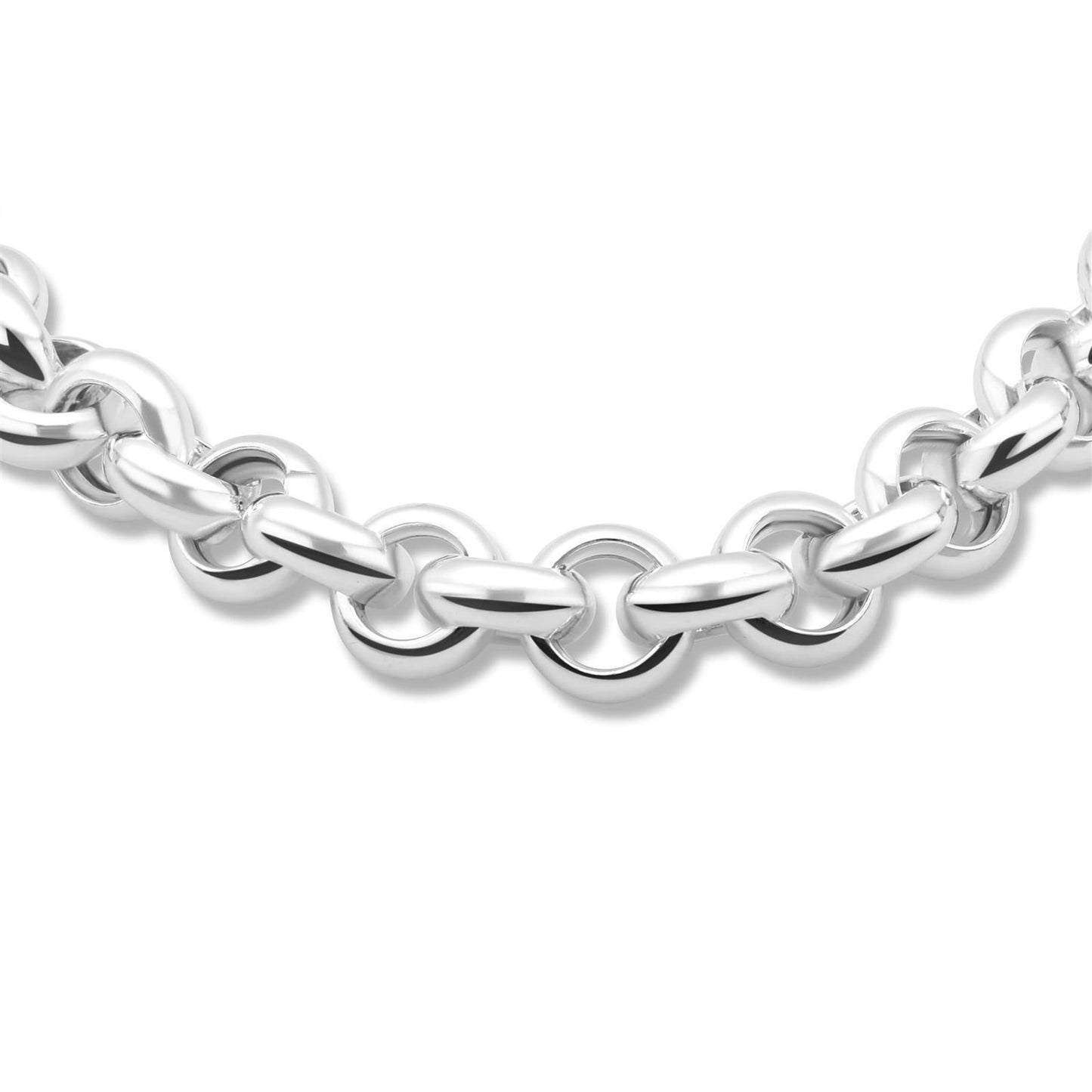 Erbskette 11 mm 925 Silber Rund