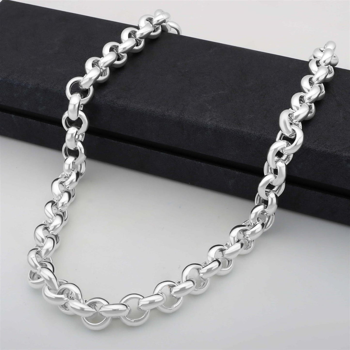 Erbskette 11 mm 925 Silber Rund