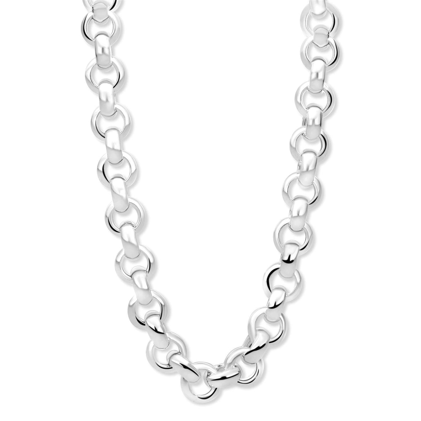 Erbskette 11 mm 925 Silber Rund