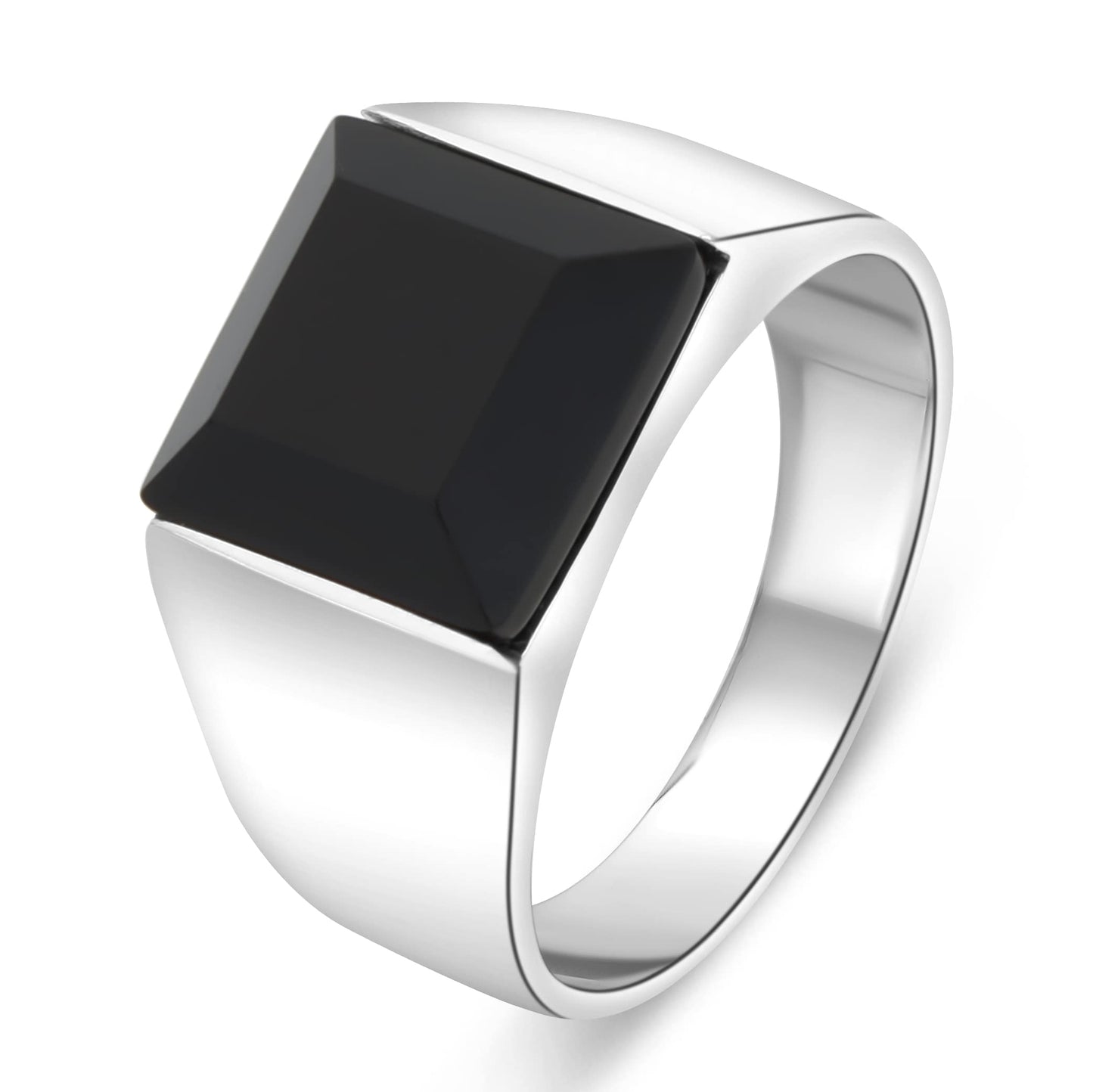 Siegelring Onyx 925er Sterling Silber