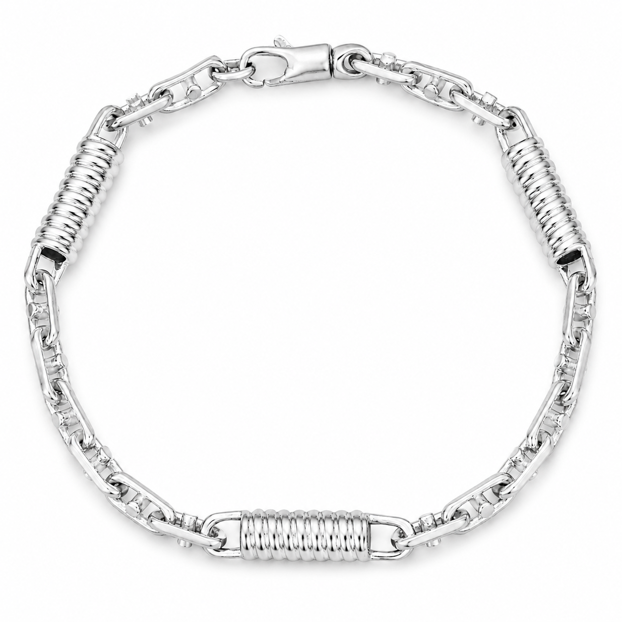 Monte Carlo Armband 6 mm 925er Sterling Silber Massiv