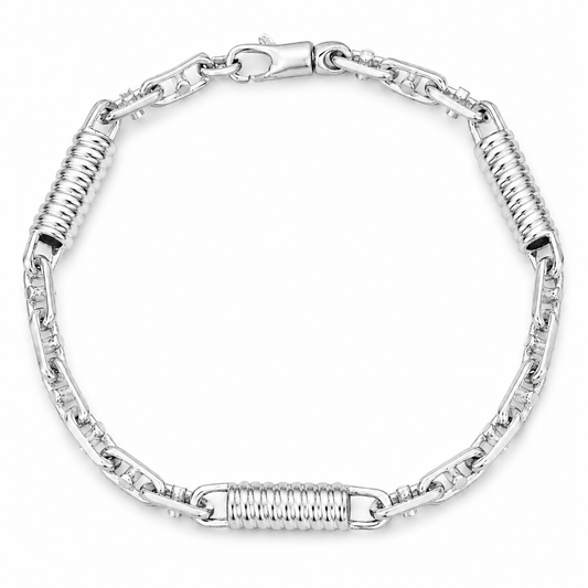 Monte Carlo Armband 6 mm 925er Sterling Silber Massiv