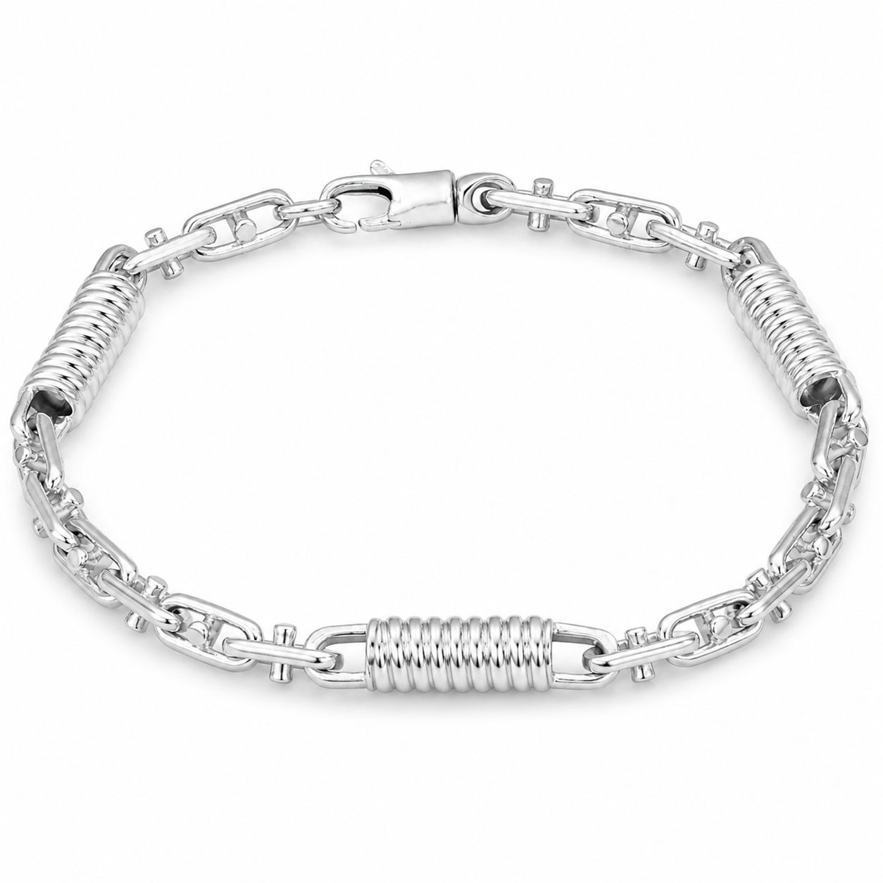 Monte Carlo Armband 6 mm 925er Sterling Silber Massiv