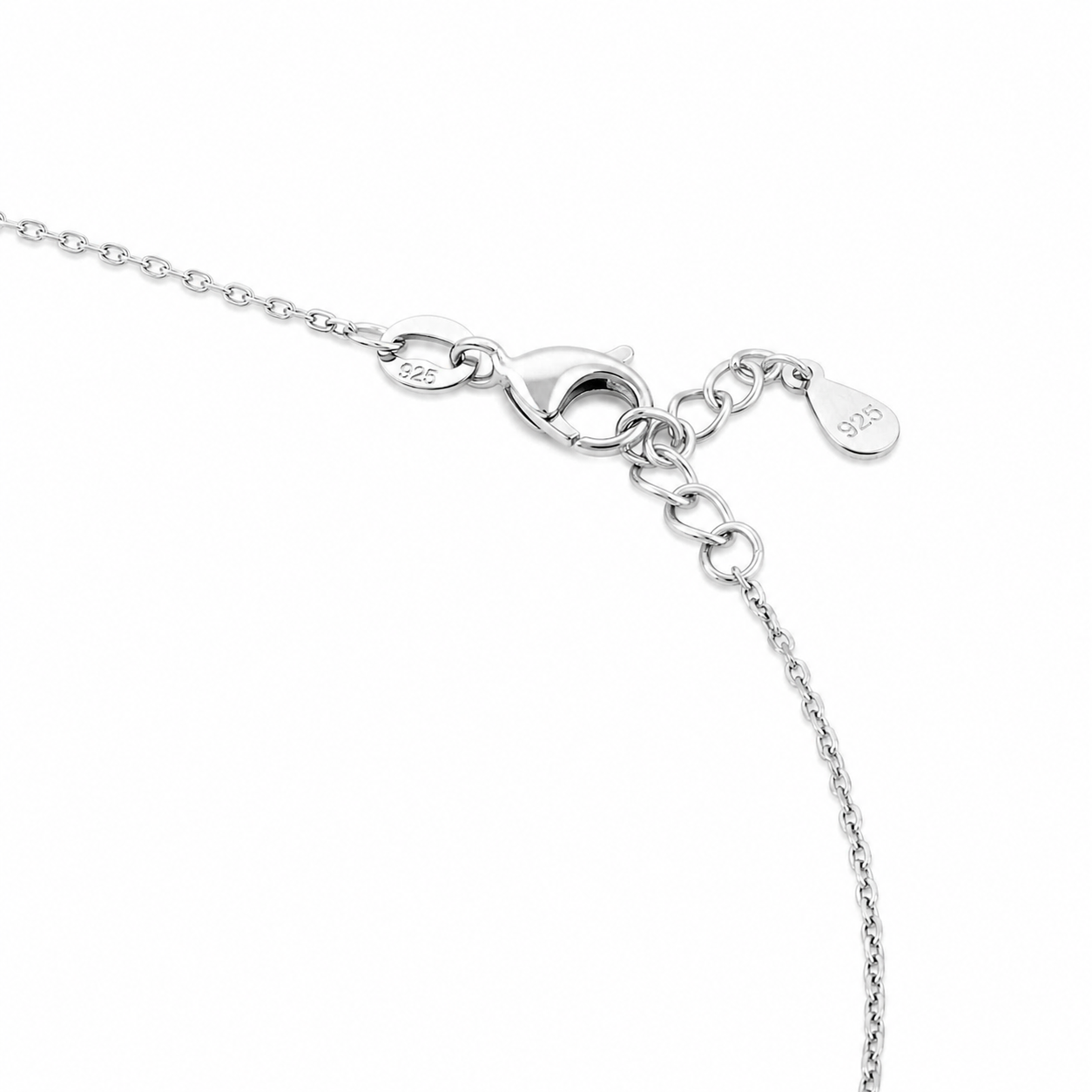 Blaue Auge Kette 925 Sterling Silber 42-45 cm