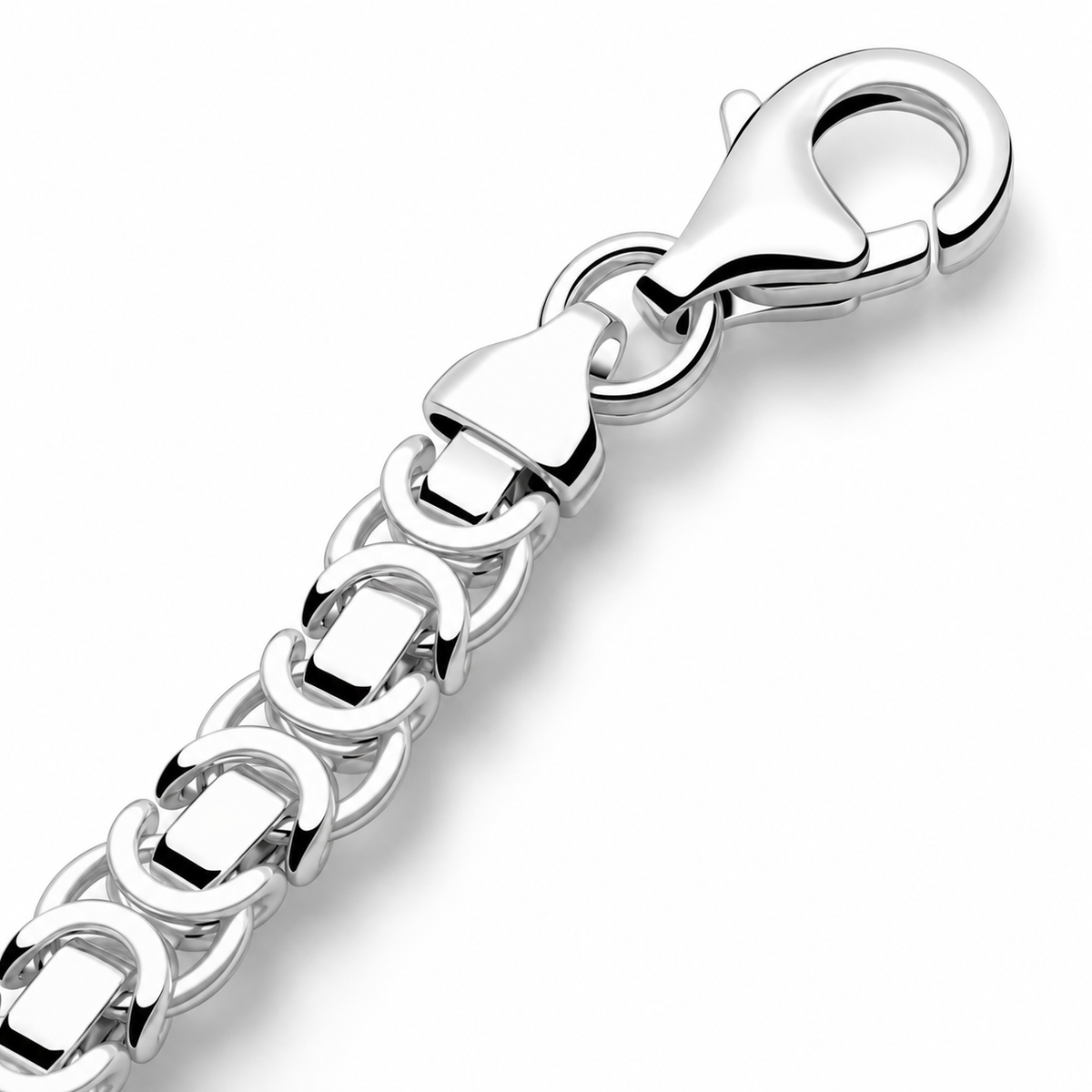 Etruskerkette 5 mm 925er Sterling Silber Massiv