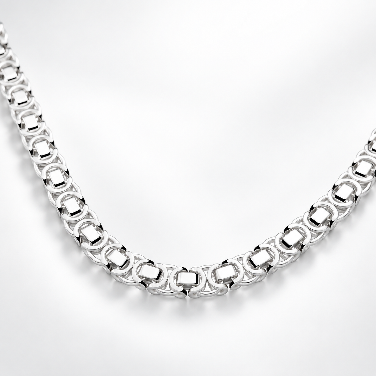 Etruskerkette 5 mm 925er Sterling Silber Massiv