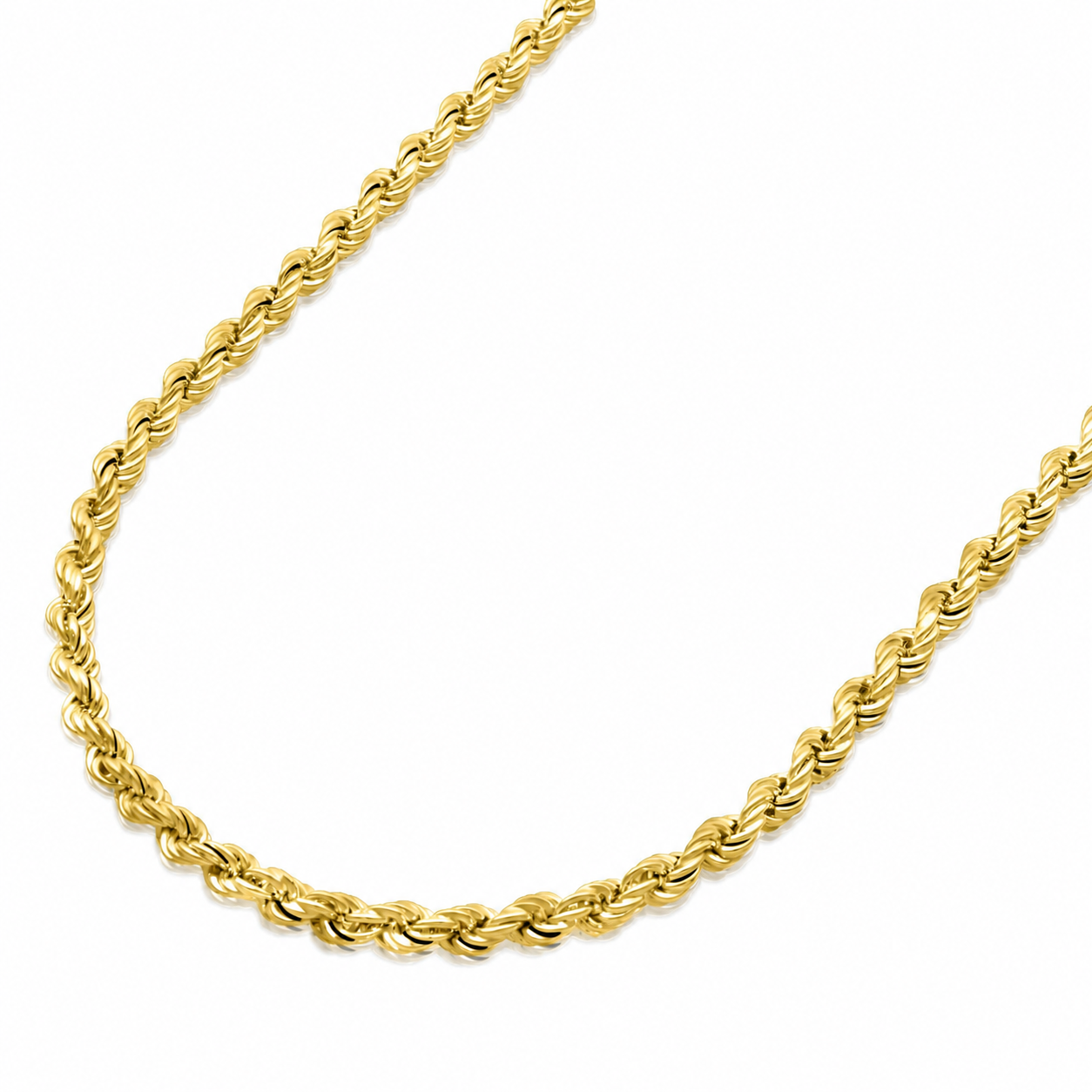 Kordelkette 5 mm 585er Vergoldet