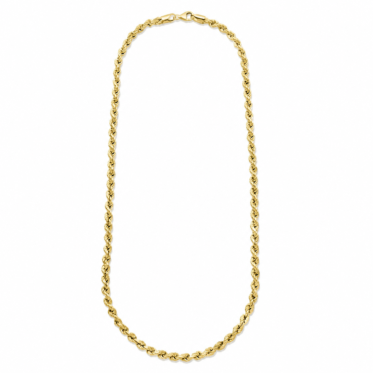 Kordelkette 5 mm 585er Vergoldet