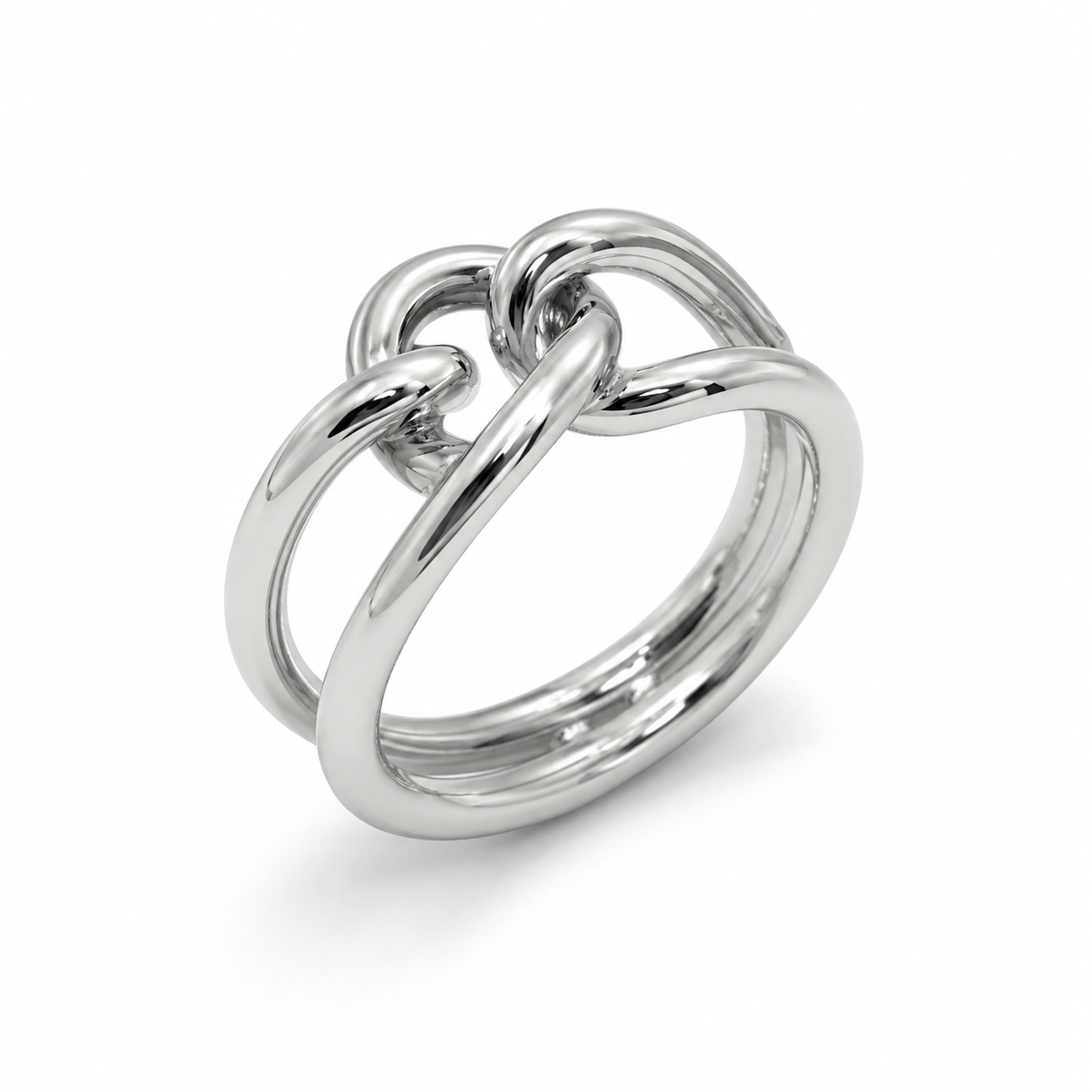 Schlichter Ring 925er Sterling Silber Massiv