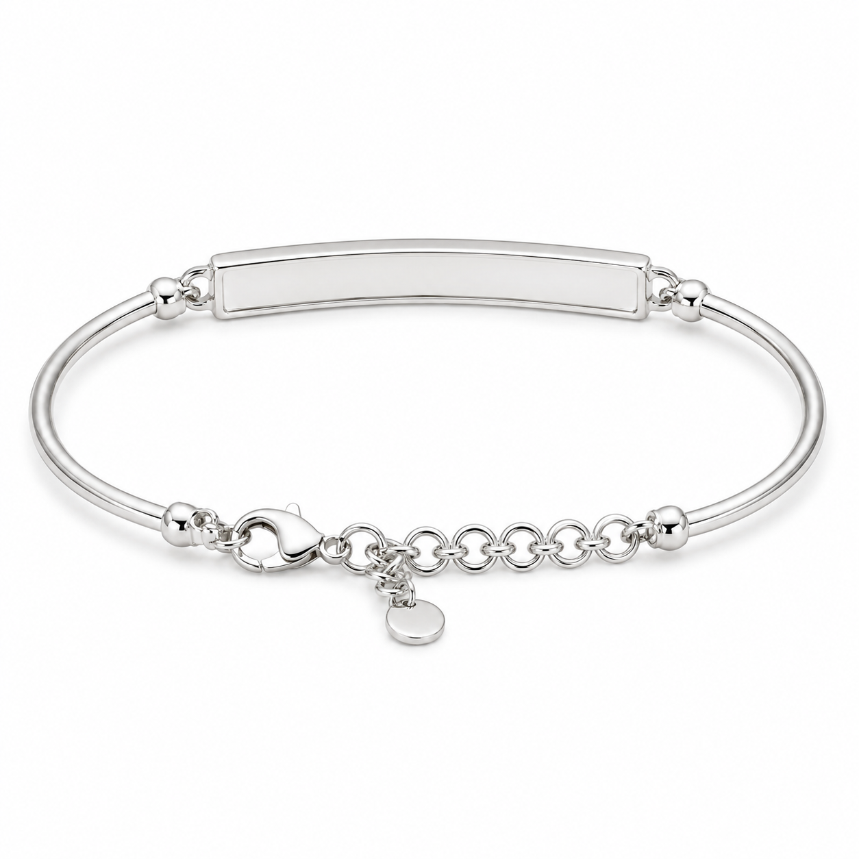 Panzer Design Armband 925er Sterling Silber Massiv Rhodiniert Verstellbar