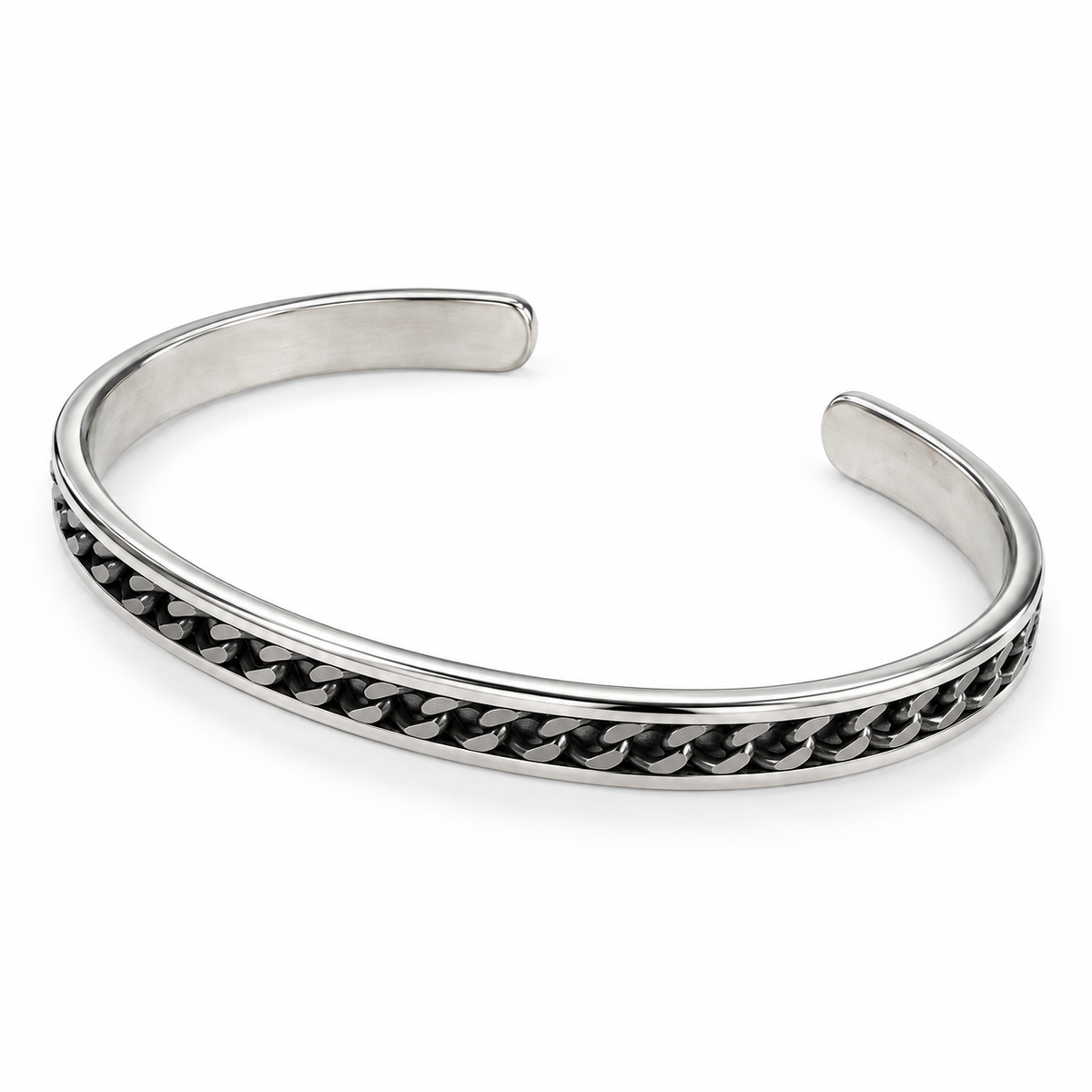Armreif Panzerarmband Design 925er Sterling Silber