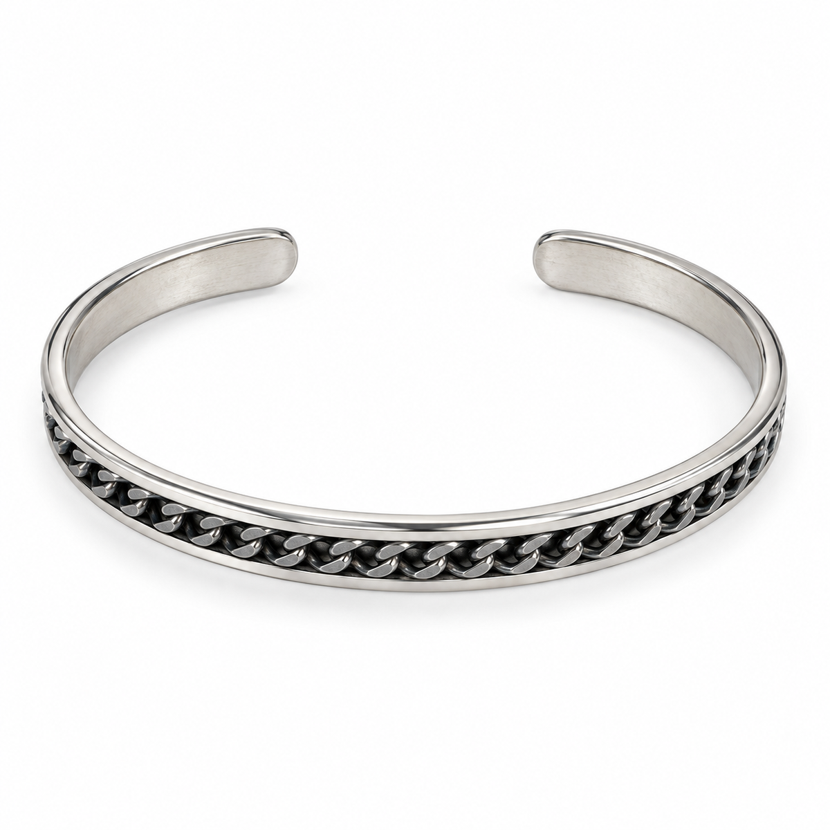 Armreif Panzerarmband Design 925er Sterling Silber