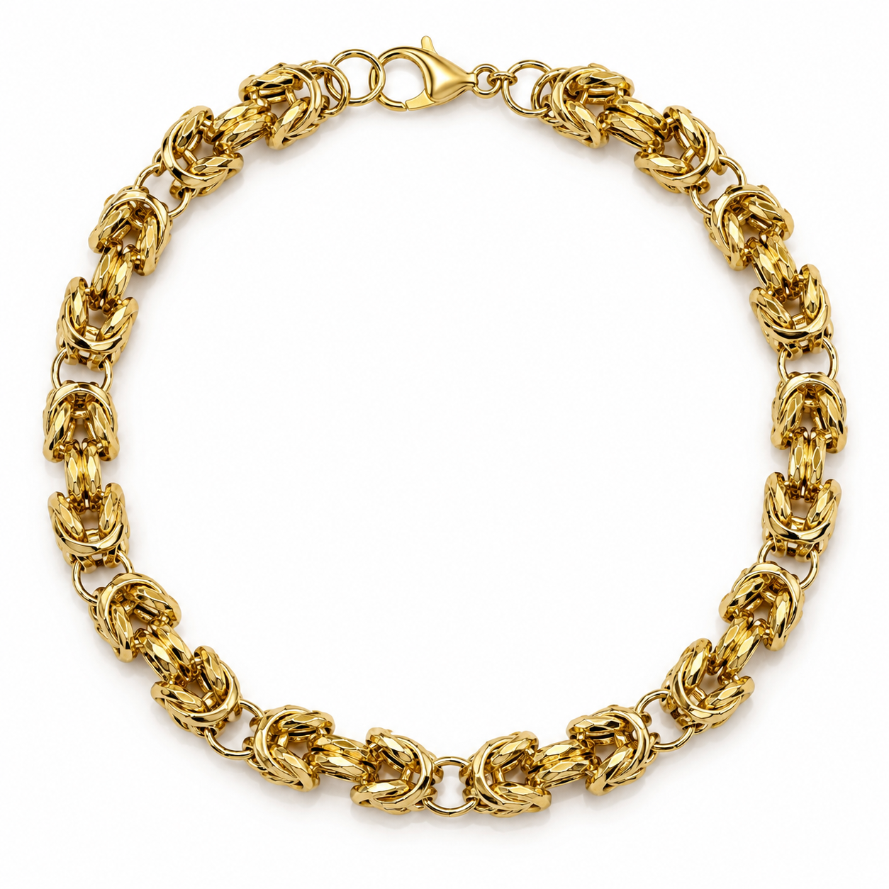 Collier Königskette 585er Vergoldet 10 mm