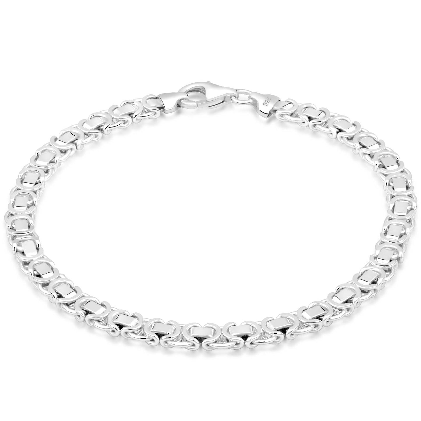 Etruskerarmband 5 mm 925er Sterling Silber Massiv