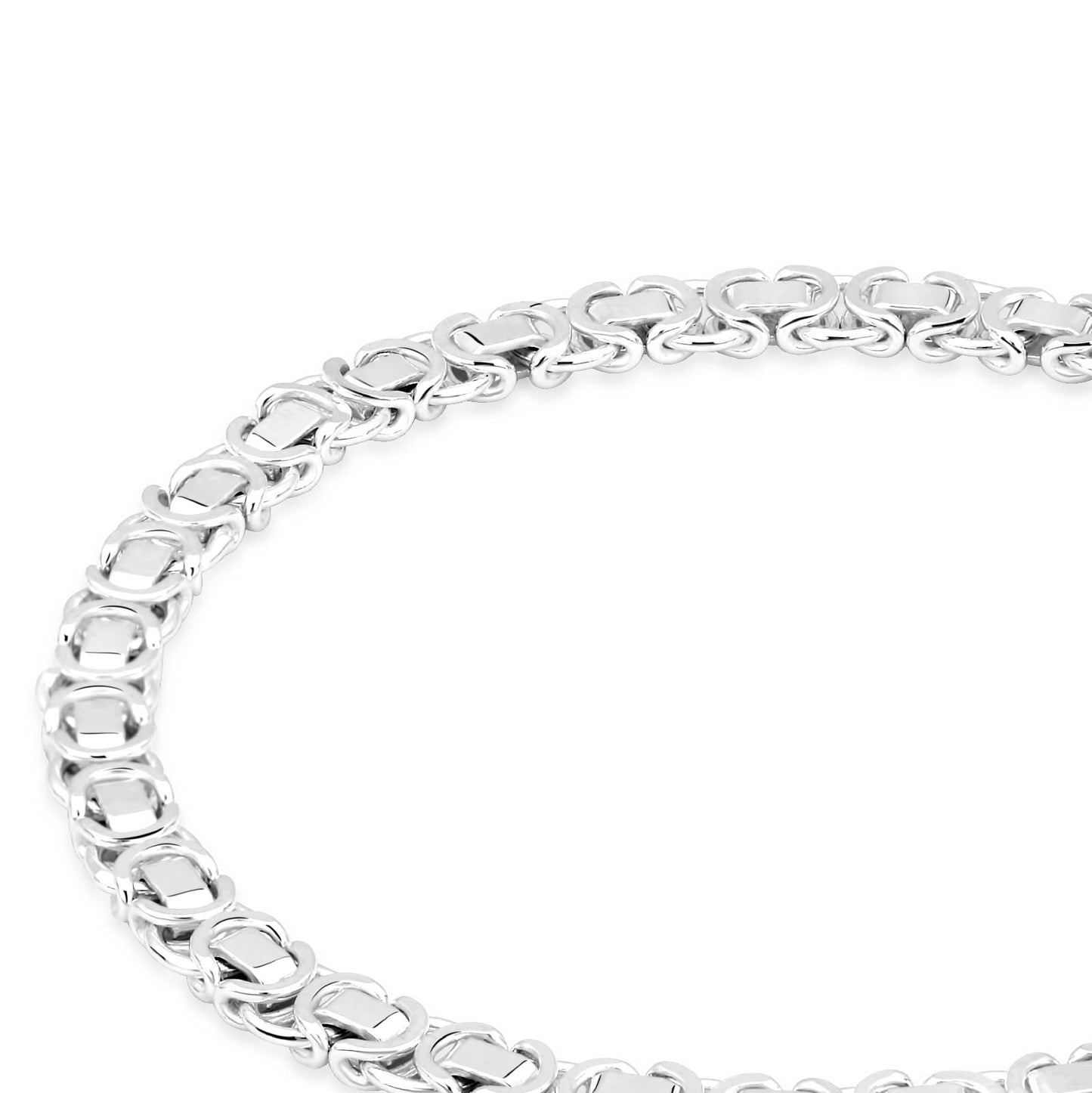 Etruskerarmband 5 mm 925er Sterling Silber Massiv