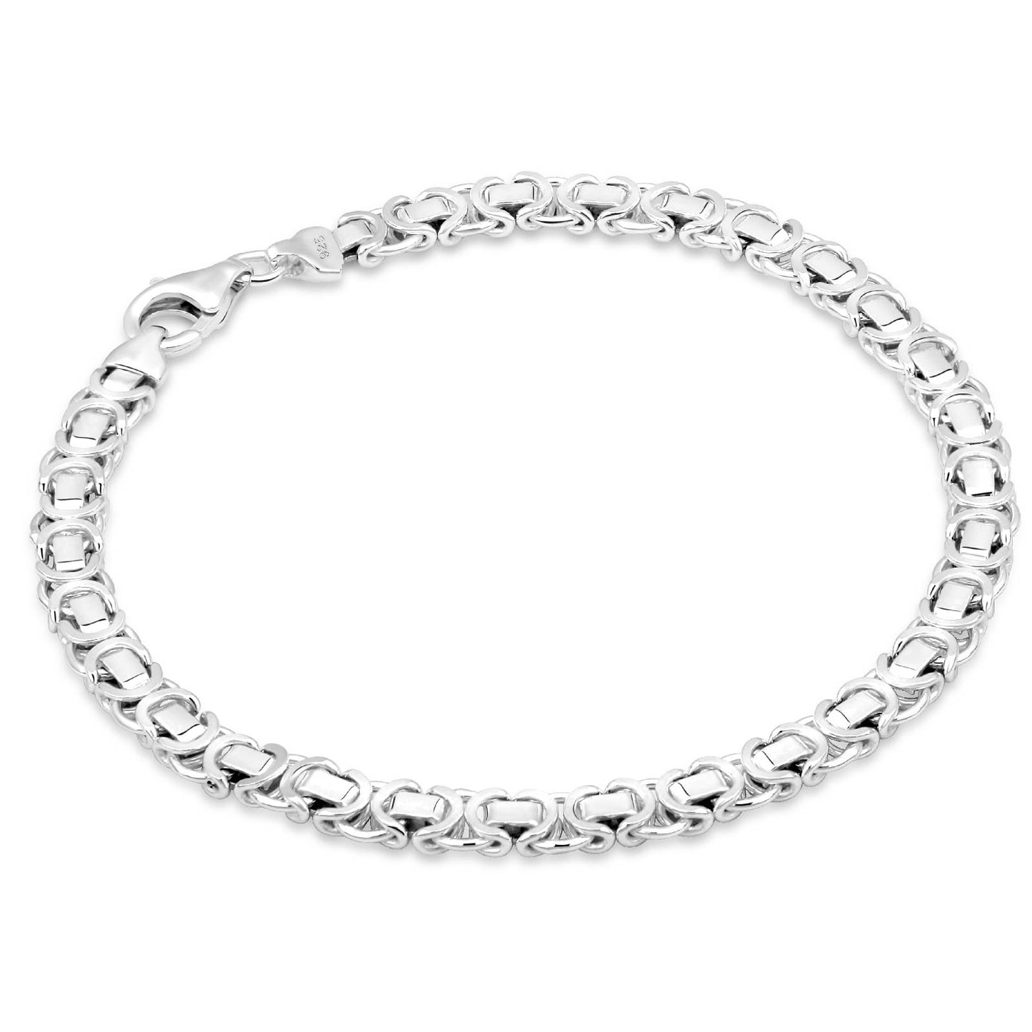 Etruskerarmband 5 mm 925er Sterling Silber Massiv