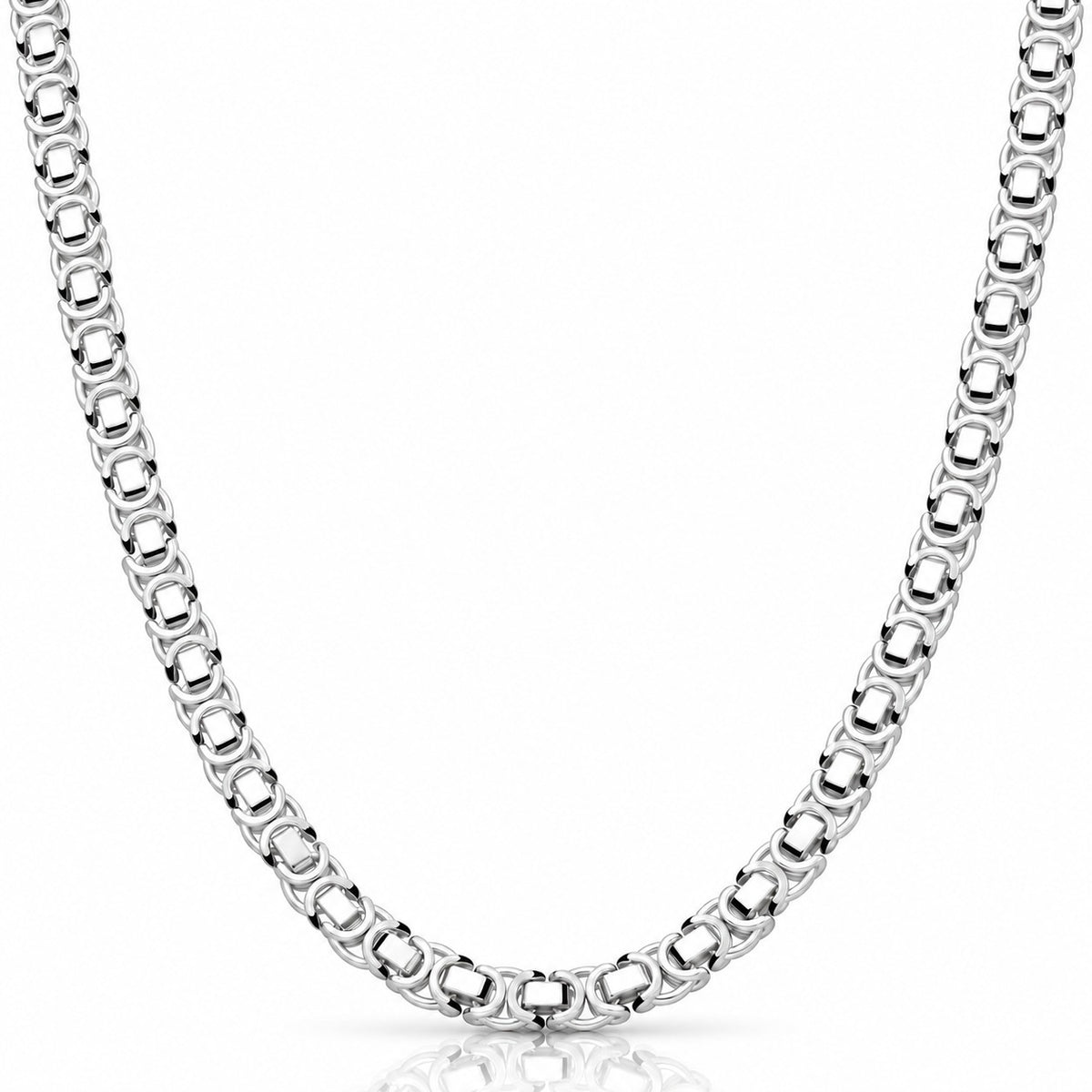 Etruskerkette 5 mm 925er Sterling Silber Massiv