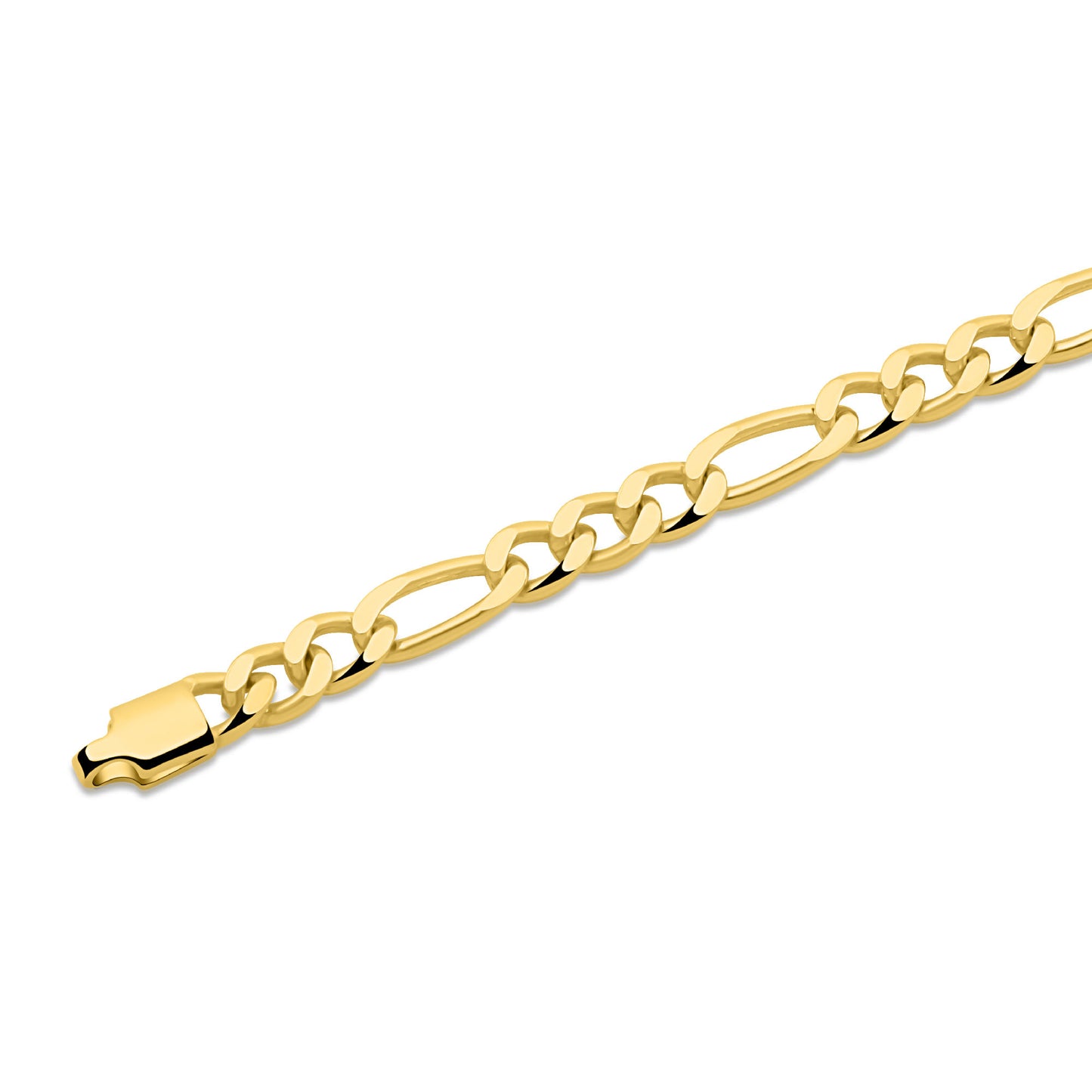 Figaroarmband 4 mm 585er Vergoldet