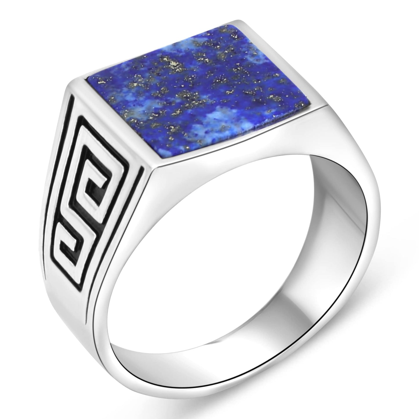 Siegelring Lapislazuli 925er Silber