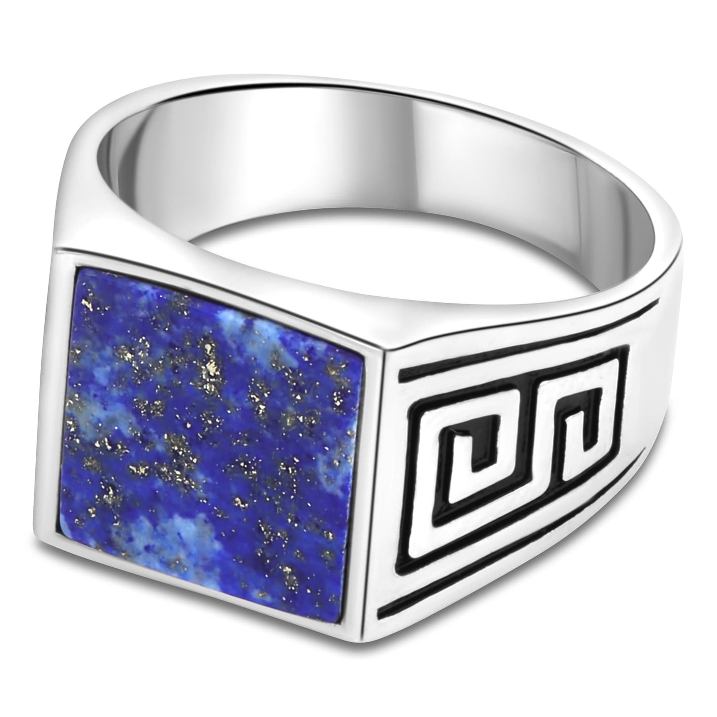 Siegelring Lapislazuli 925er Silber