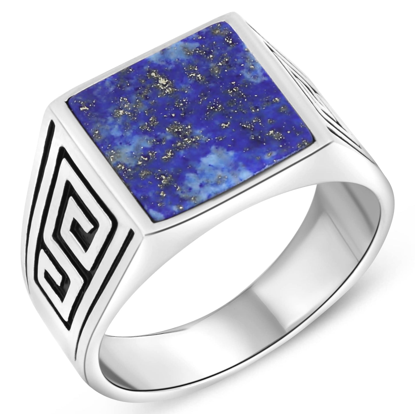 Siegelring Lapislazuli 925er Silber