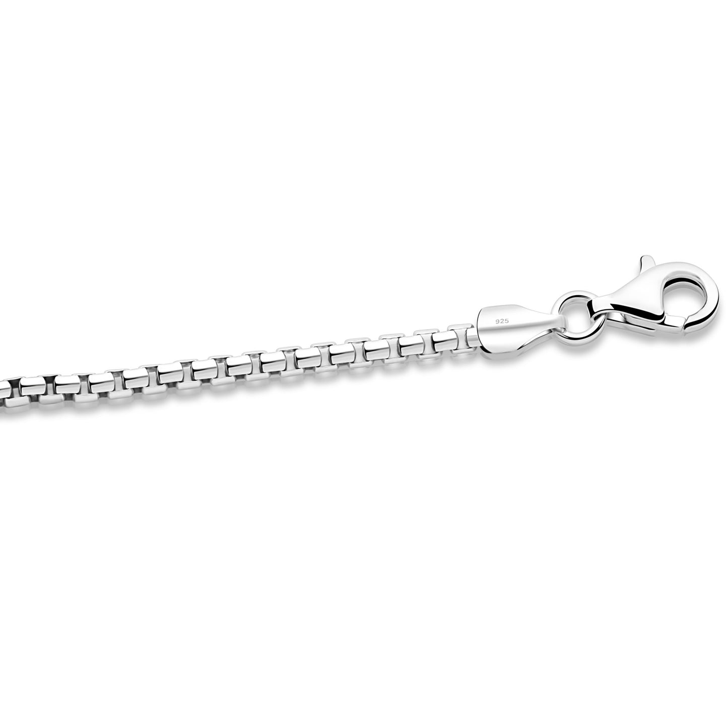 Venezianerkette Rund 2,2mm 925er Silber