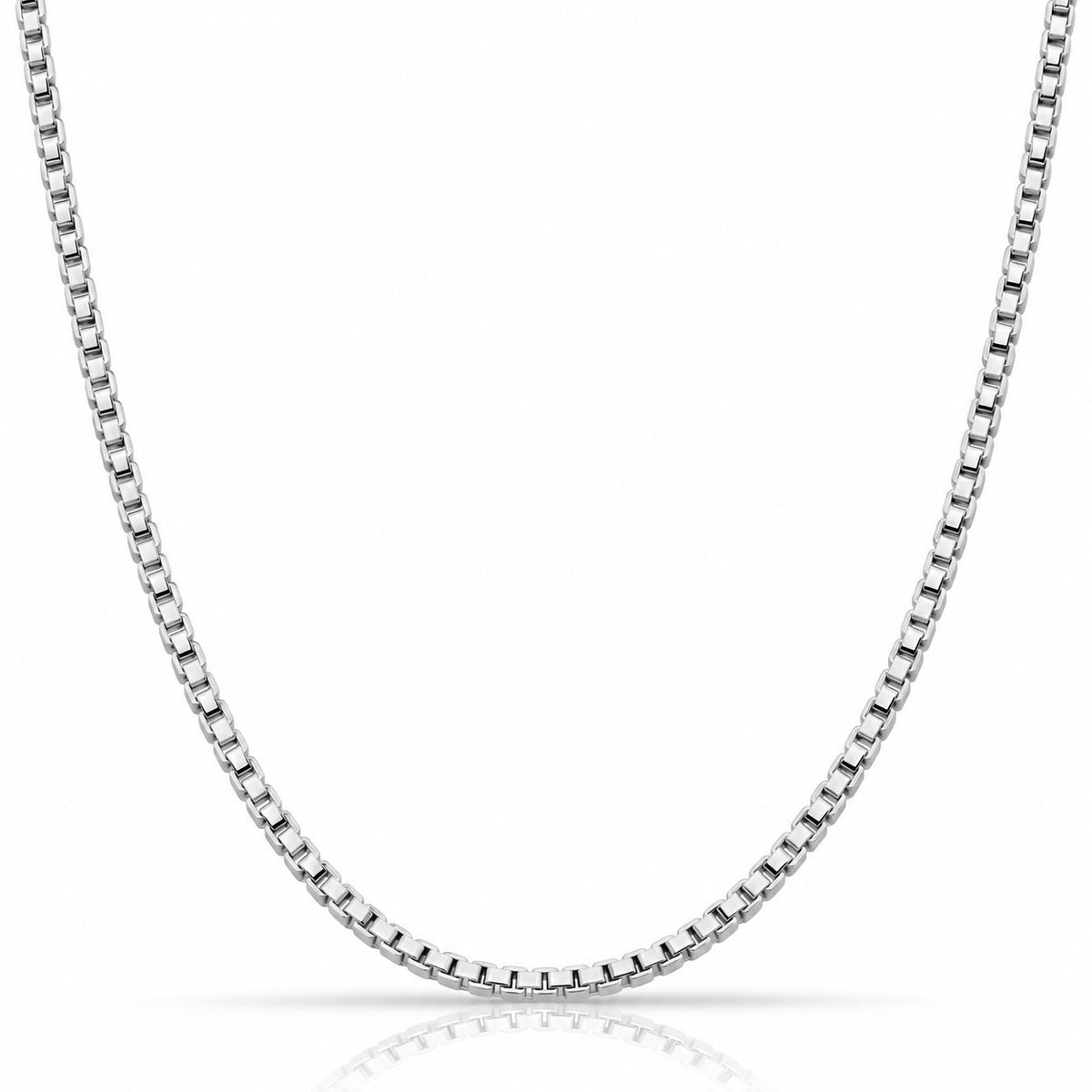 Venezianerkette 2 mm 925er Sterling Silber Massiv