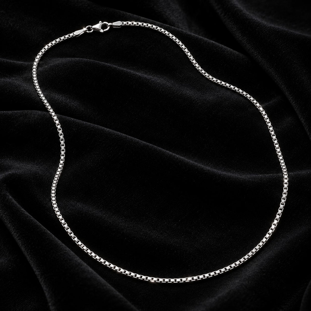 Venezianerkette 2 mm 925er Sterling Silber Massiv