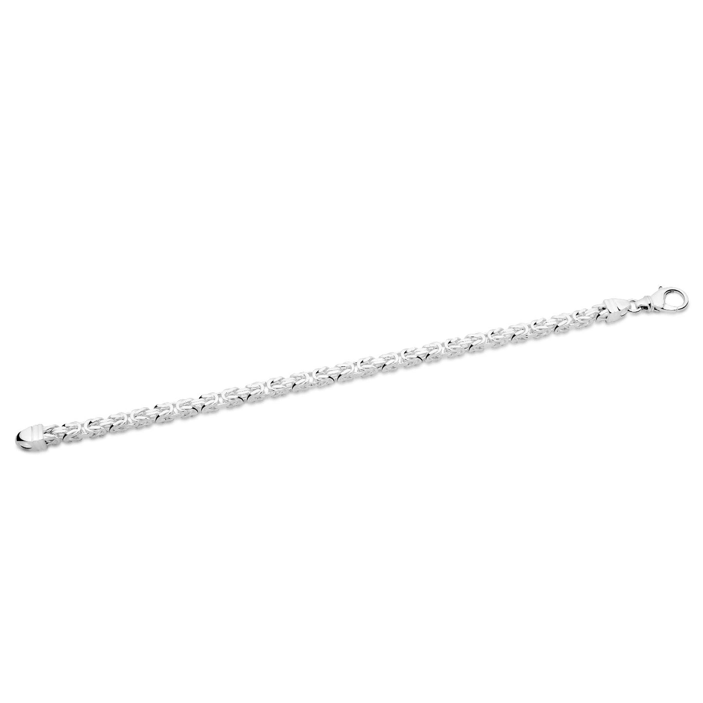 Königsarmband 4 mm 925er Sterling Silber Massiv
