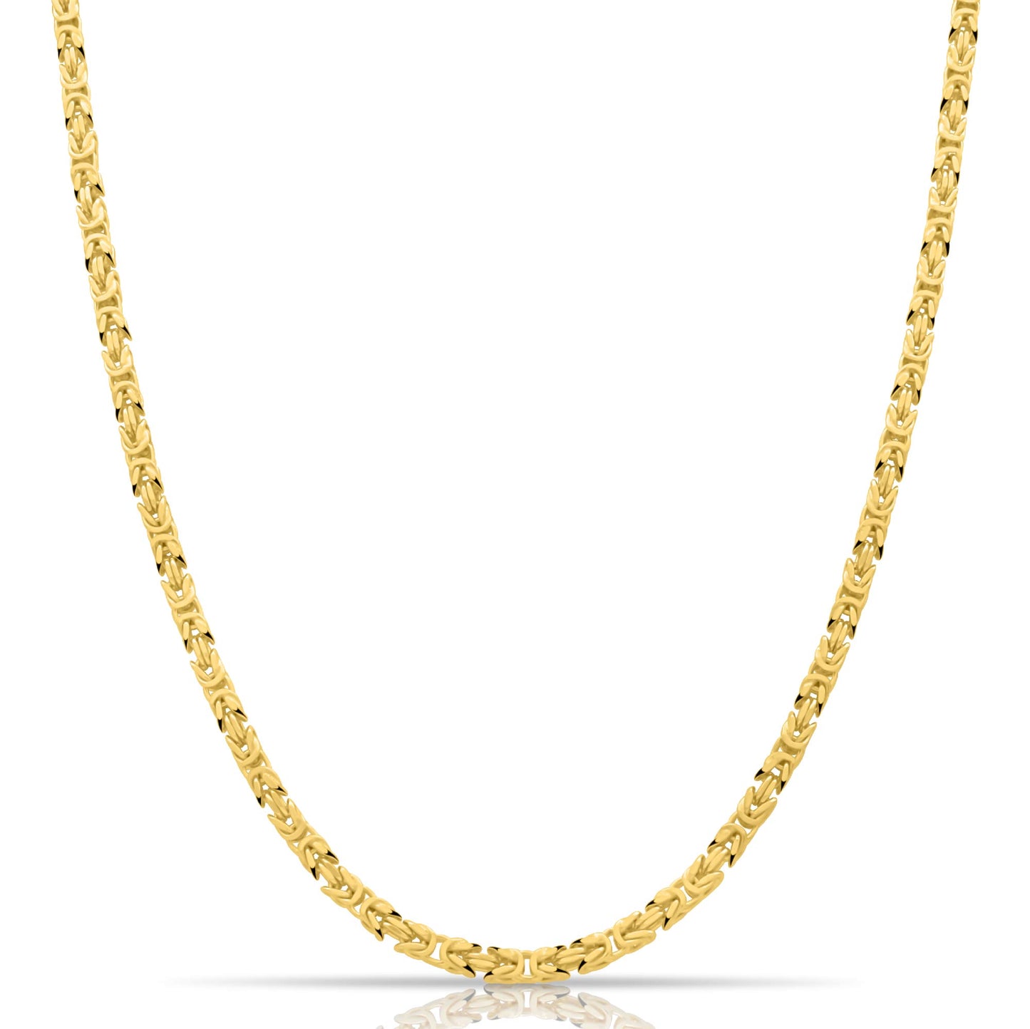 Königskette 3,8mm 585er Vergoldet