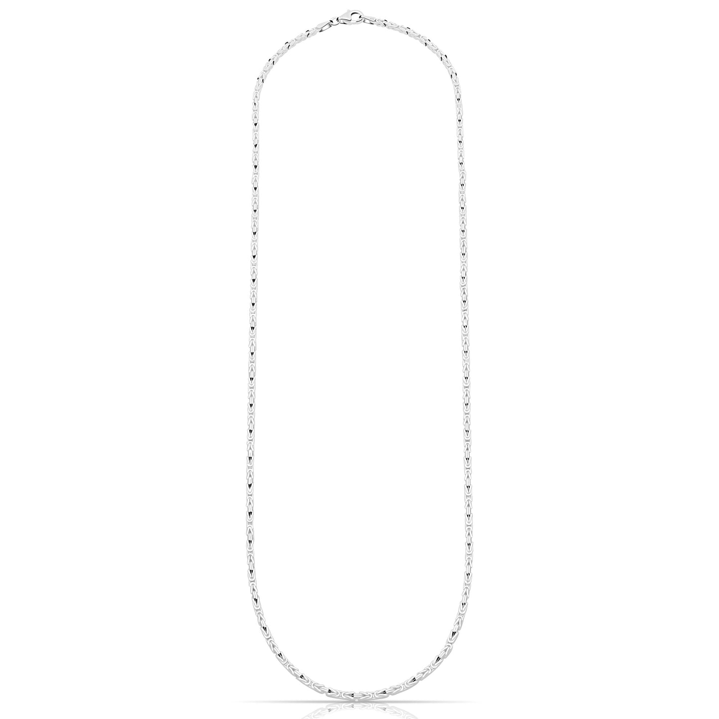 Königskette 1,8 mm 925er Sterling Silber Massiv