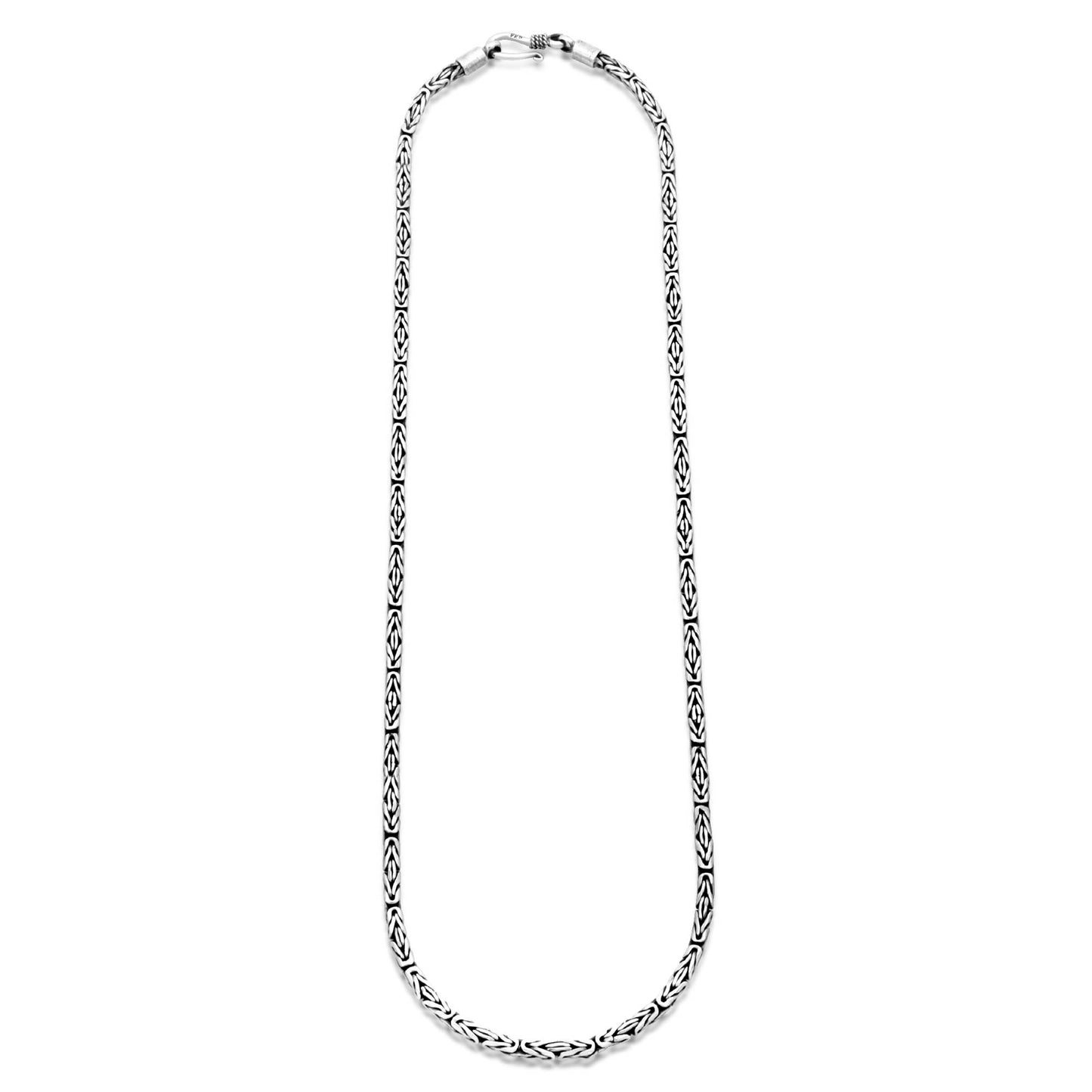 Königskette Oxidiert 2,5mm 925er Silber