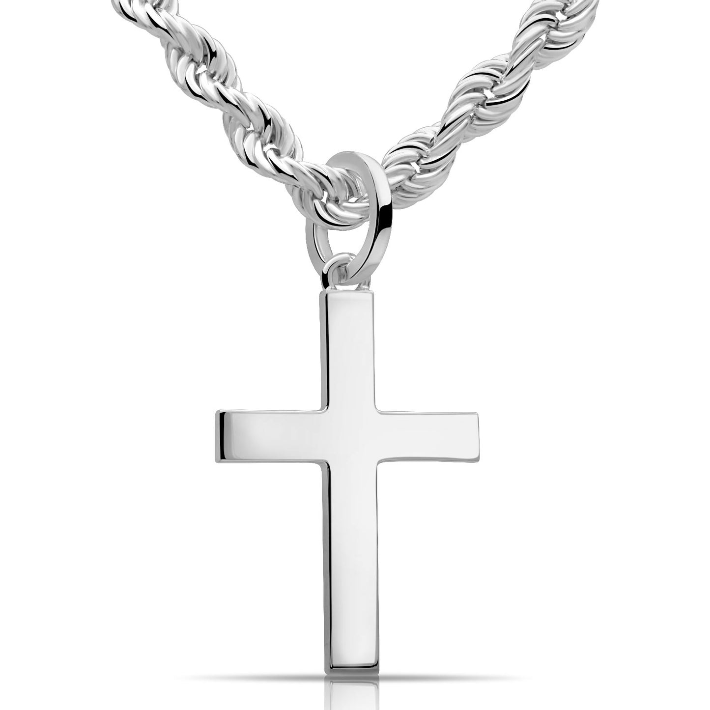 Kordelkette 10 mm 925er Silber