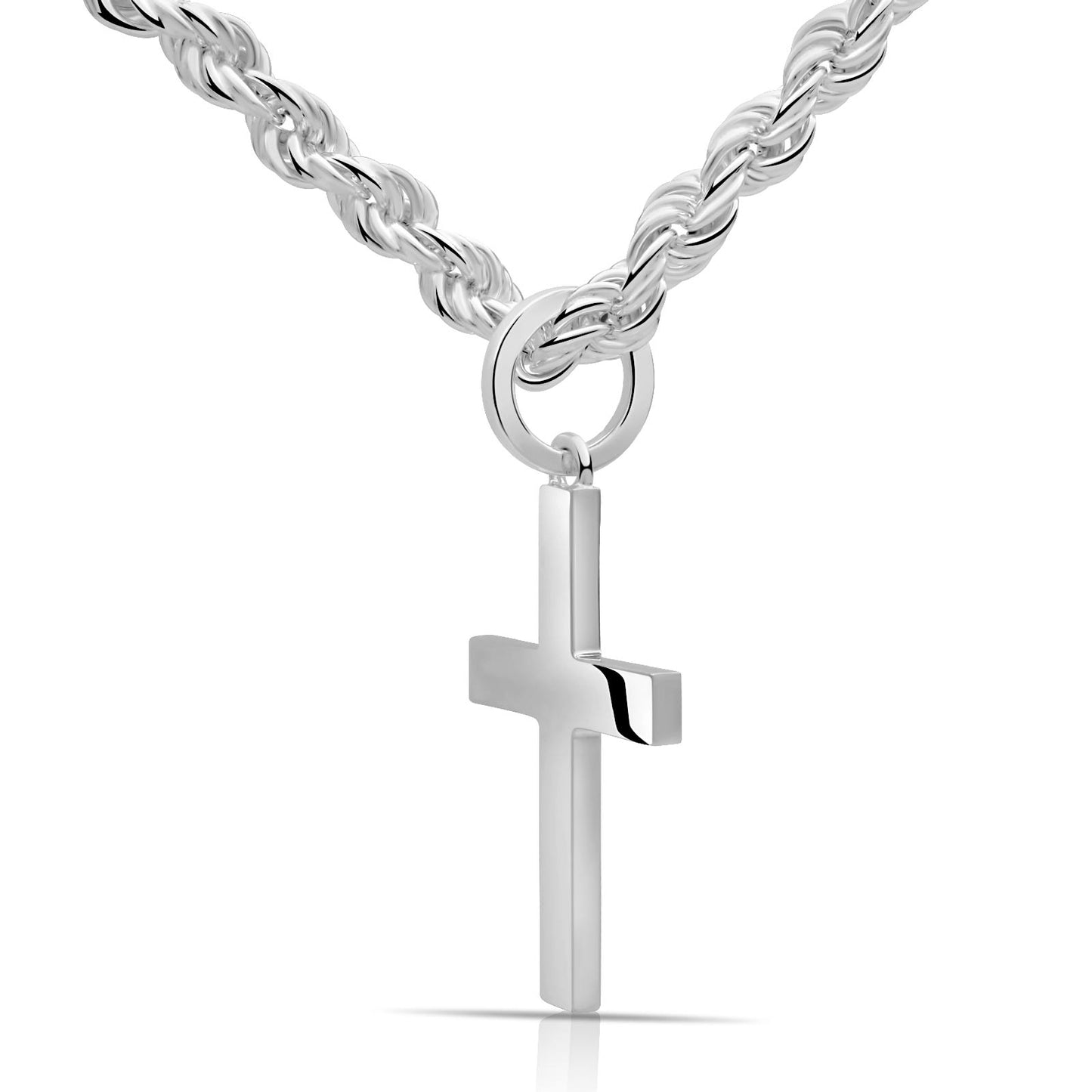 Kordelkette 10 mm 925er Silber