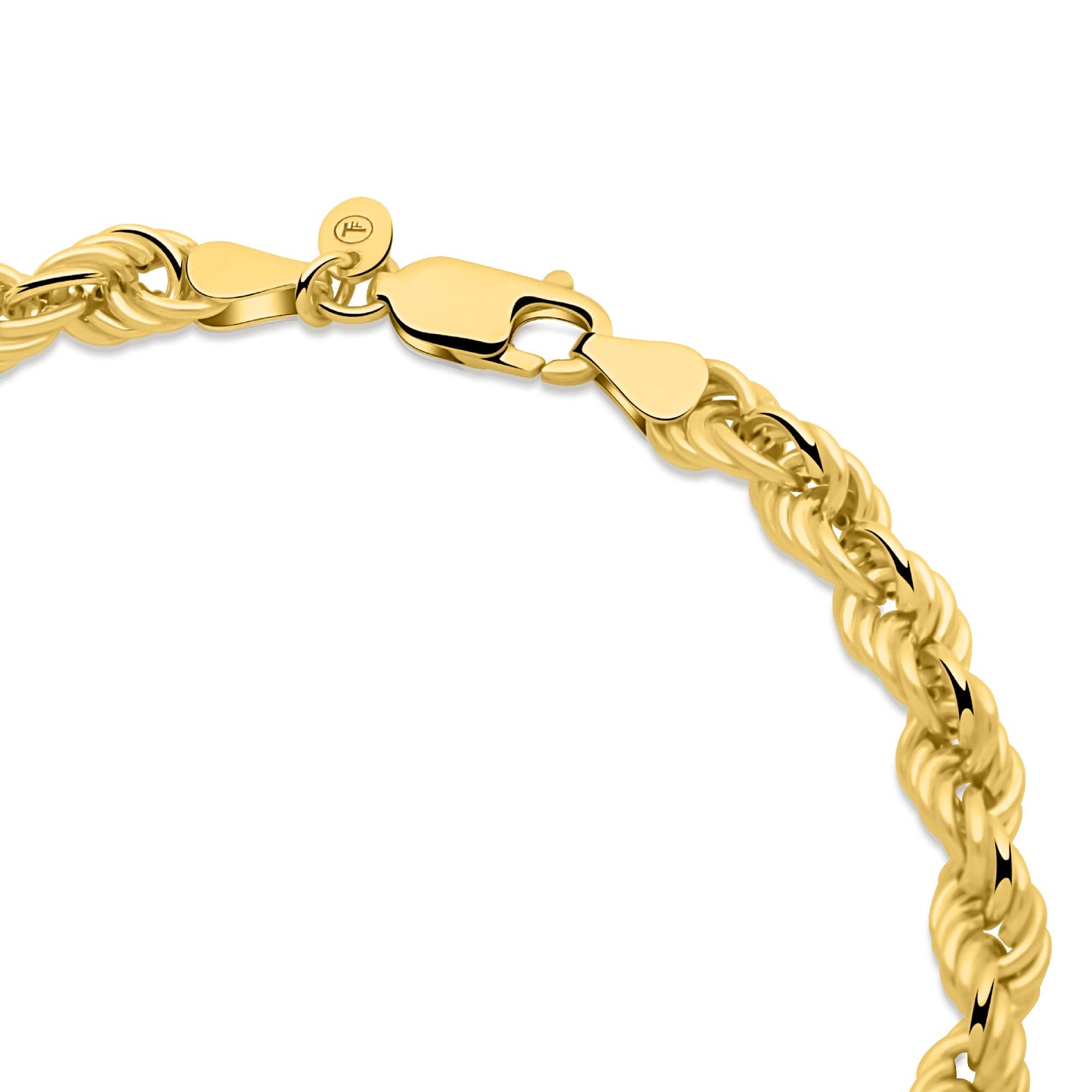 Tony Fein Kordelkette 6mm 585er Vergoldet