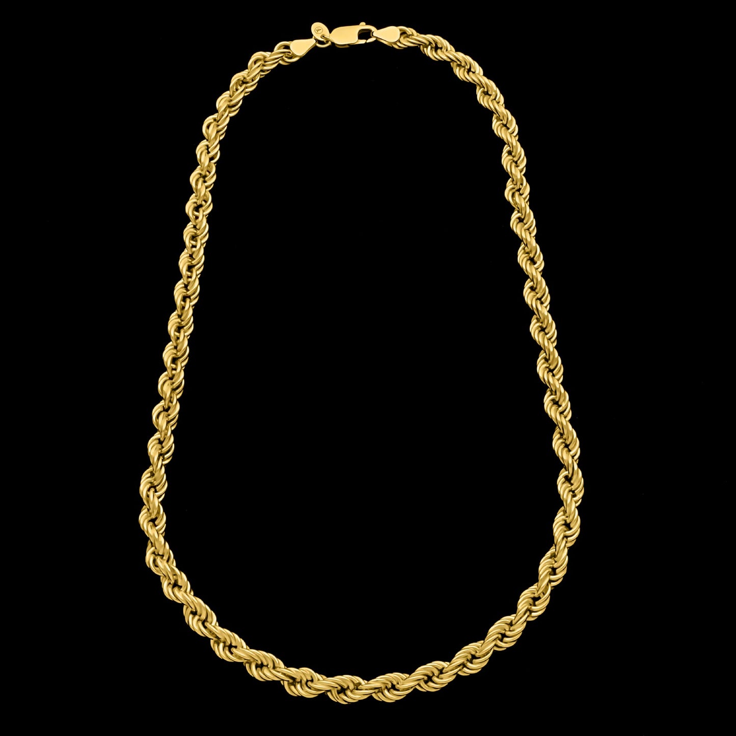 Tony Fein Kordelkette 6mm 585er Vergoldet
